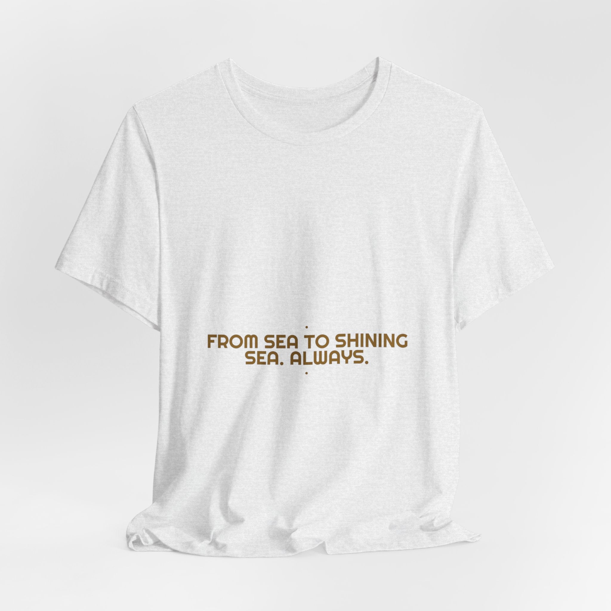From Sea To Shining Sea. Always. - Trendy Teez Funny Tee mockup