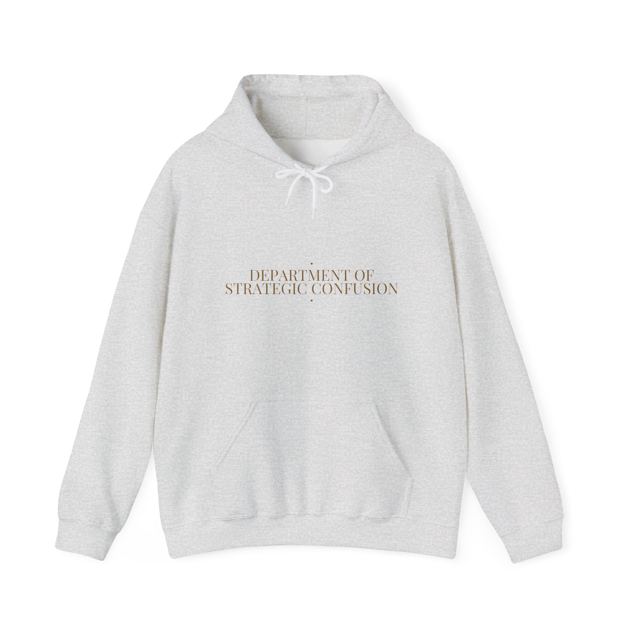 Department Of Strategic Confusion - Trendy Teez Funny Hoodie mockup