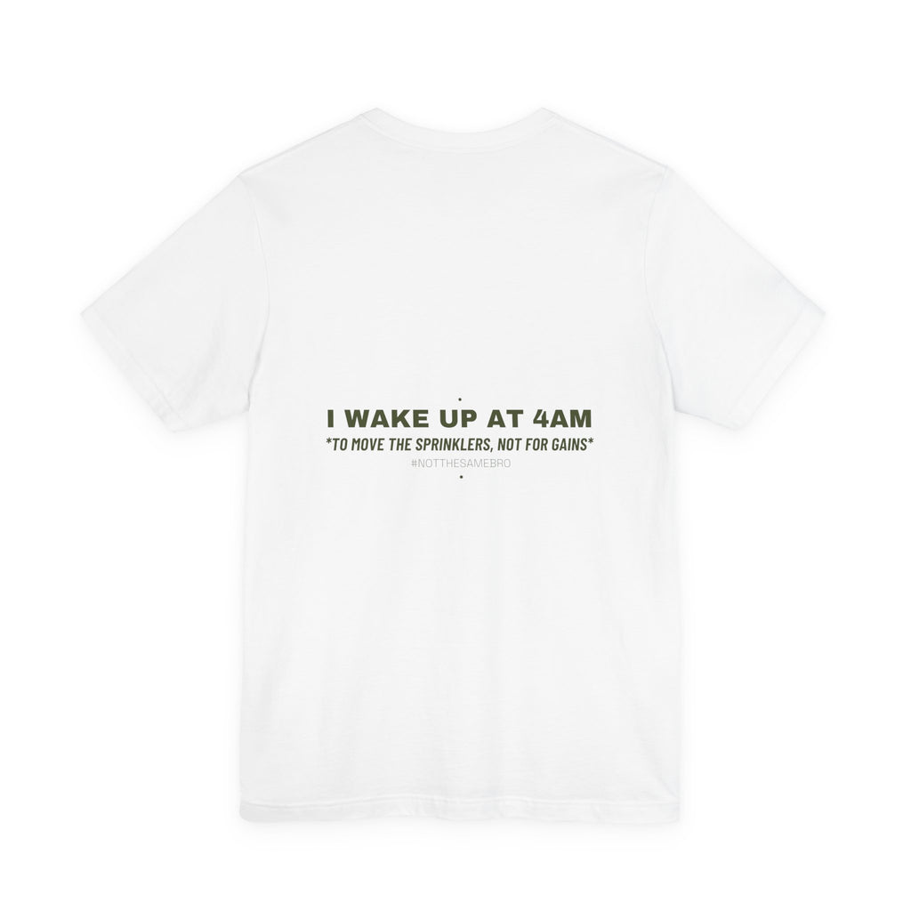 I Wake Up At 4Am - Trendy Teez Funny Tee (Back Print) mockup