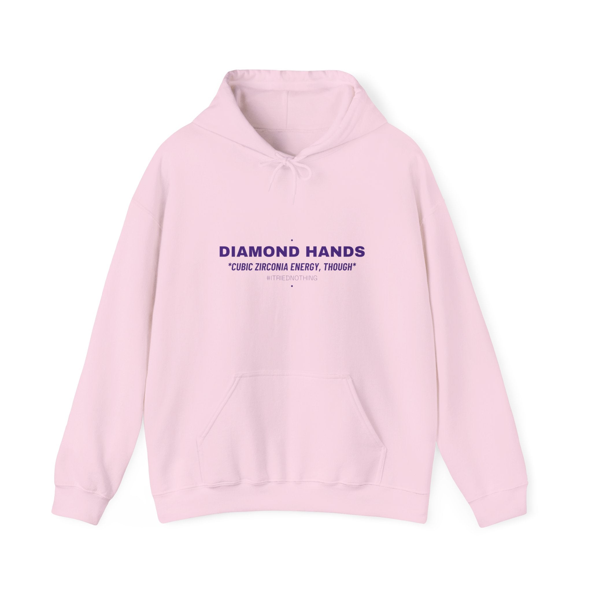 Diamond Hands - Trendy Teez Funny Hoodie mockup