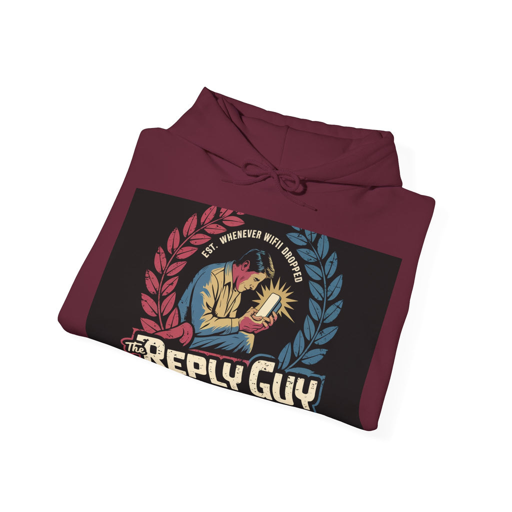 The Reply Guy Hall Of Fame - Trendy Teez Funny Hoodie mockup
