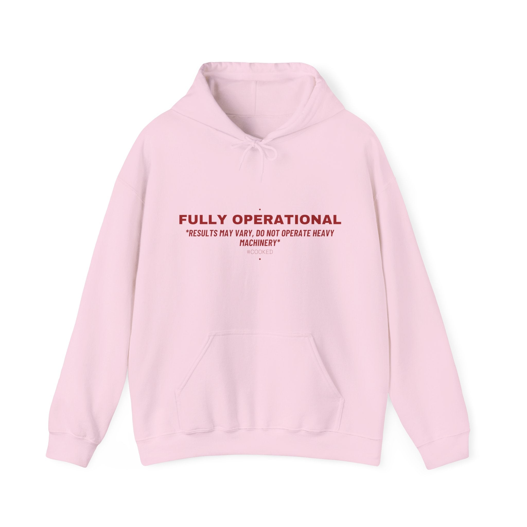 Fully Operational - Trendy Teez Funny Hoodie mockup