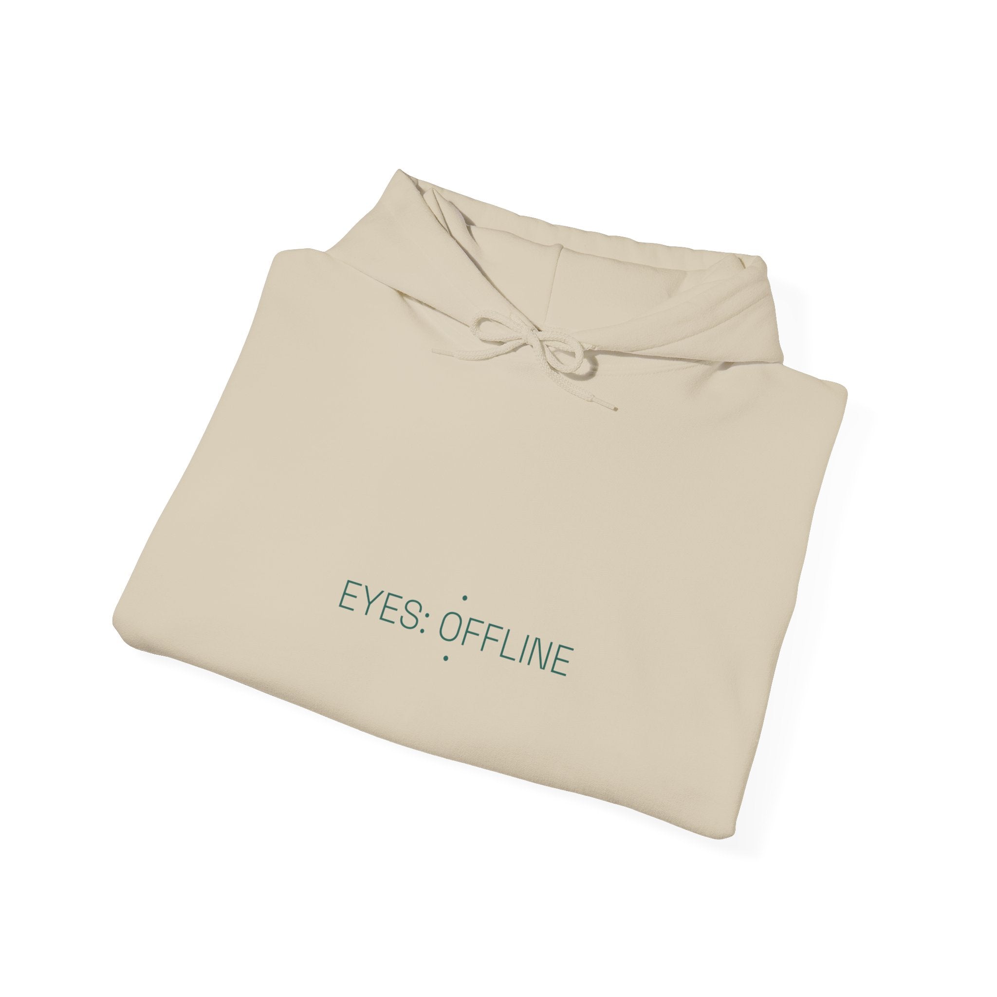 Eyes: Offline - Trendy Teez Funny Hoodie mockup