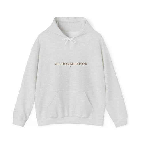Auction Survivor - Trendy Teez Funny Hoodie mockup