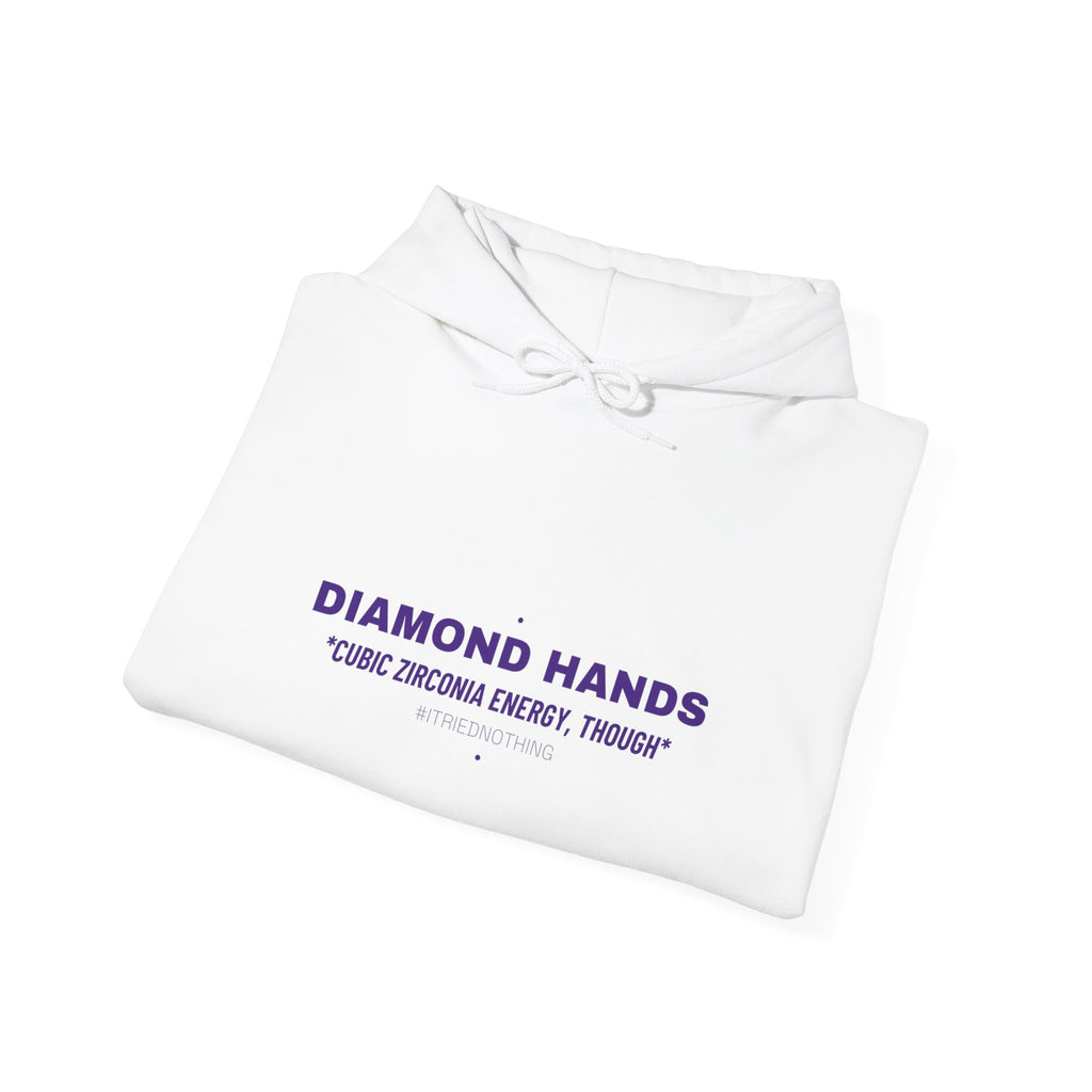 Diamond Hands - Trendy Teez Funny Hoodie mockup