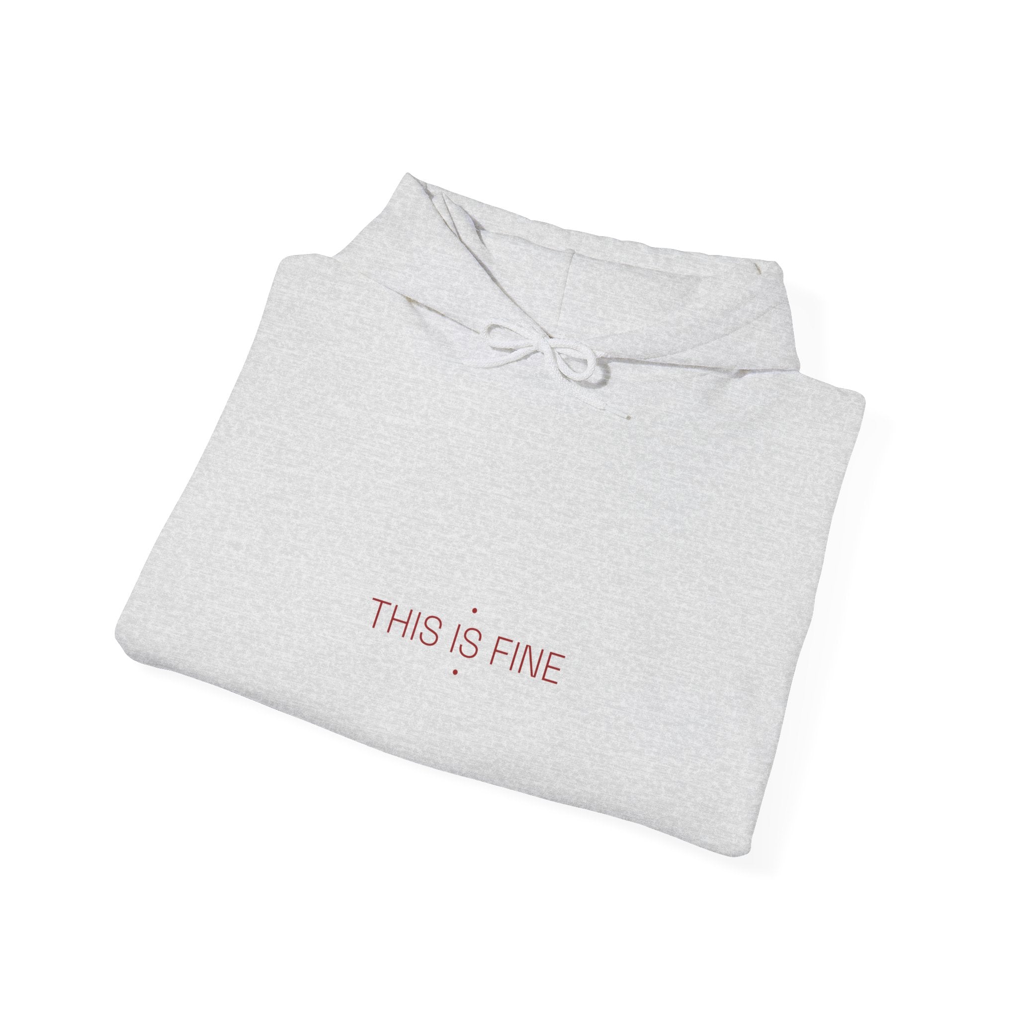 This Is Fine - Trendy Teez Funny Hoodie mockup