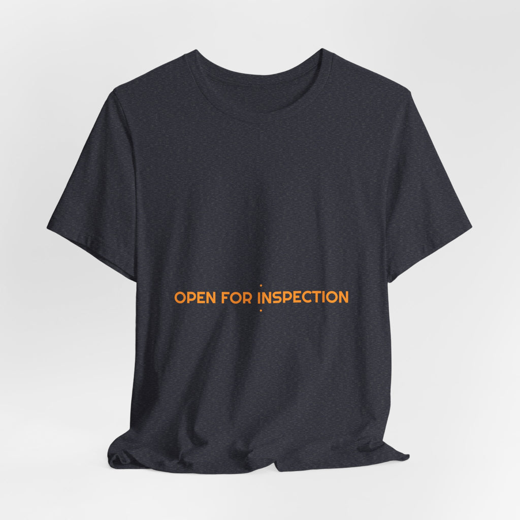 Open For Inspection - Trendy Teez Funny Tee mockup