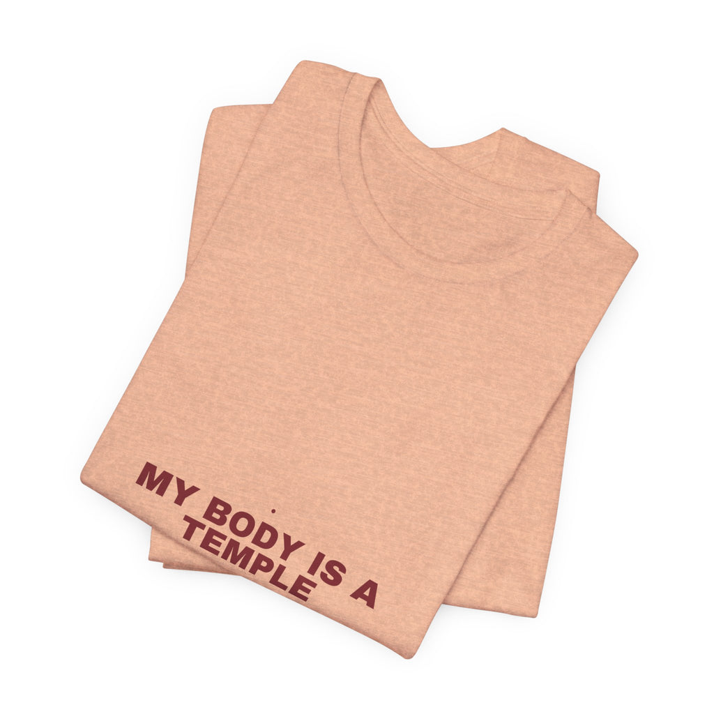 My Body Is A Temple - Trendy Teez Funny Tee mockup