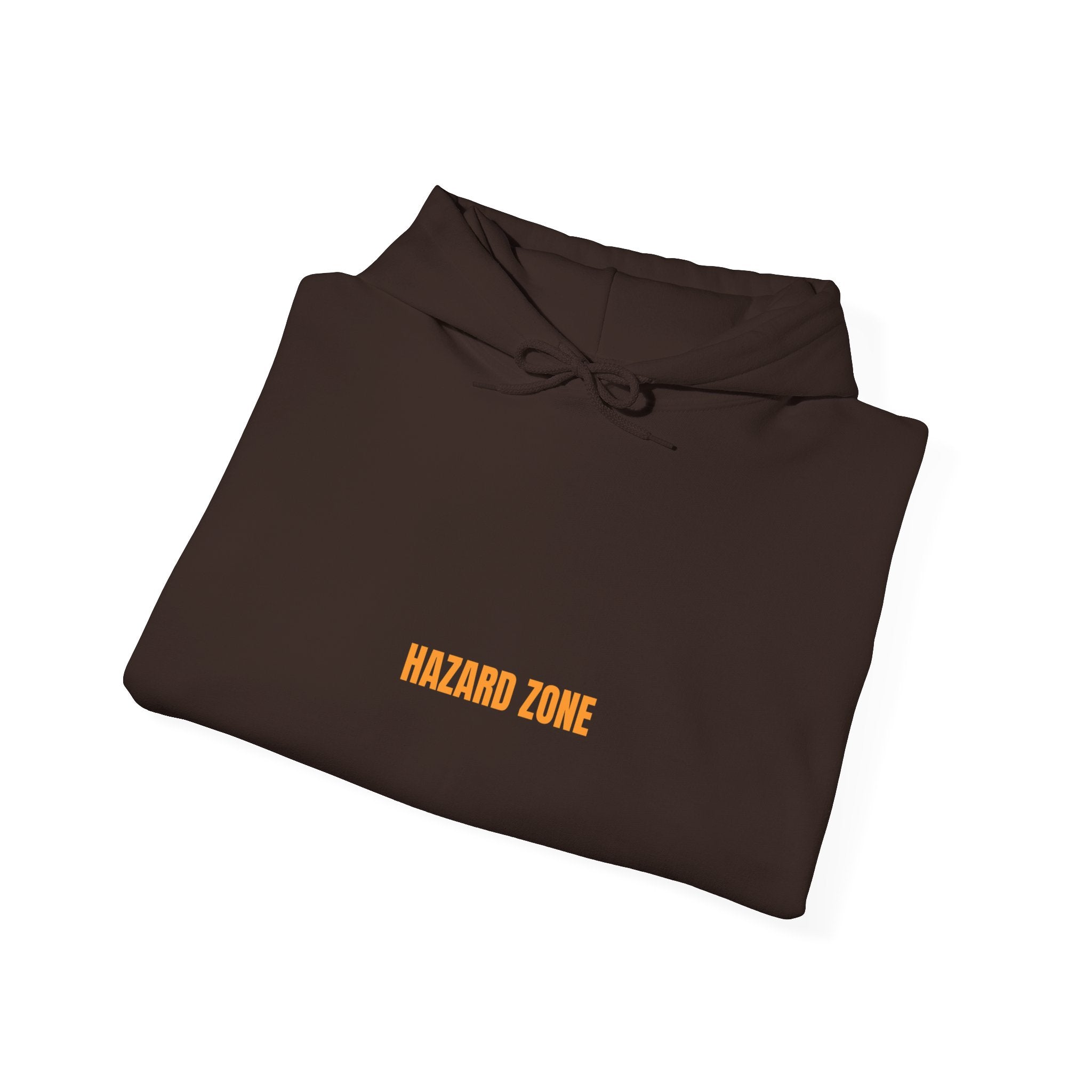 Hazard Zone - Trendy Teez Funny Hoodie mockup