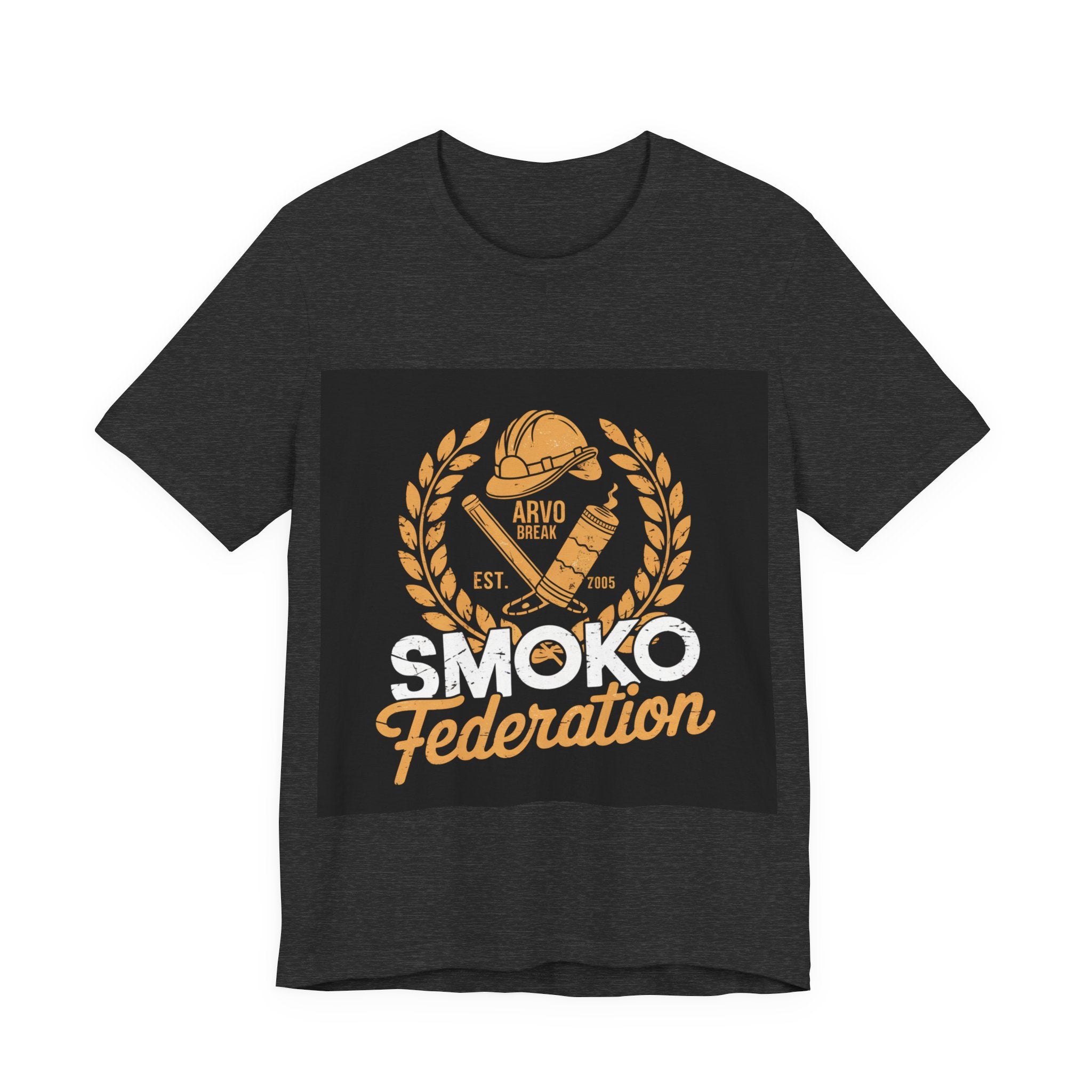 Smoko Federation - Trendy Teez Funny Tee mockup