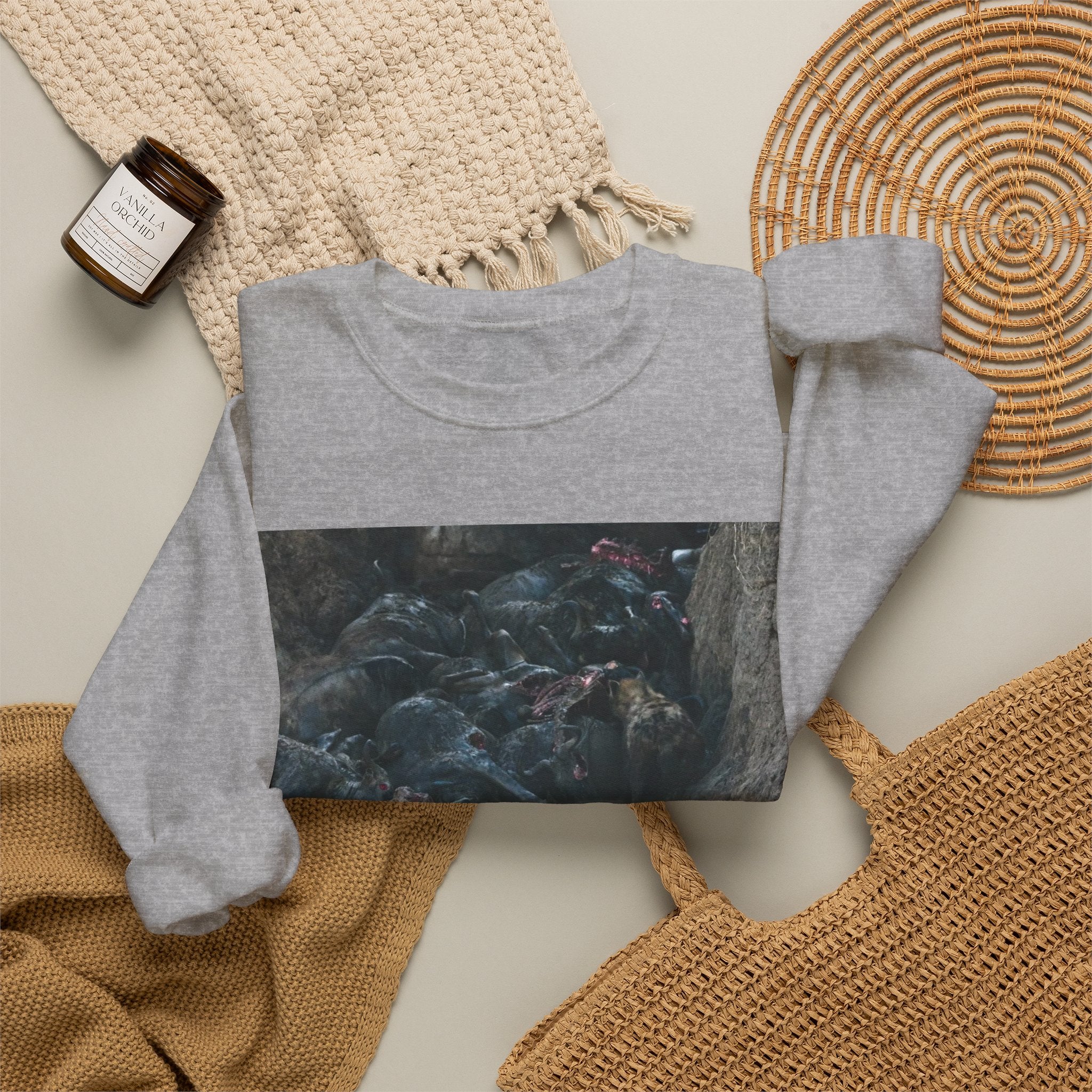 Feast / In The Surge To Cross The Mara River Th... — Hard Crewneck