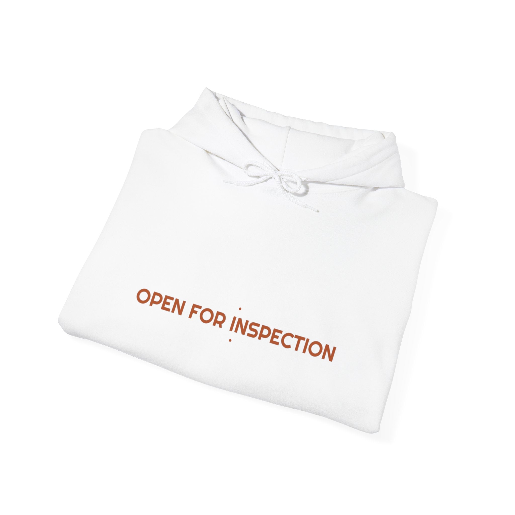 Open For Inspection - Trendy Teez Funny Hoodie mockup