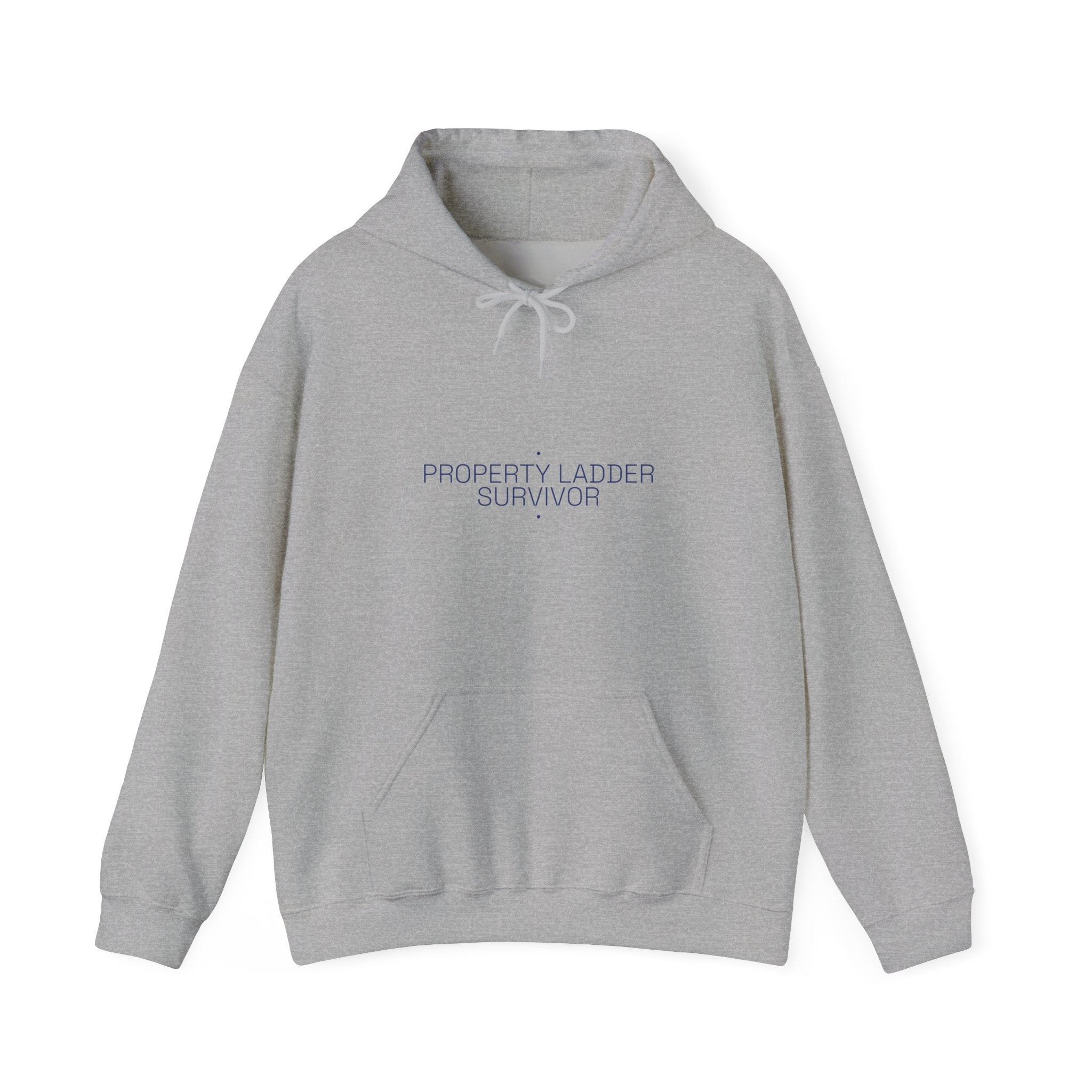 Property Ladder Survivor - Trendy Teez Funny Hoodie mockup
