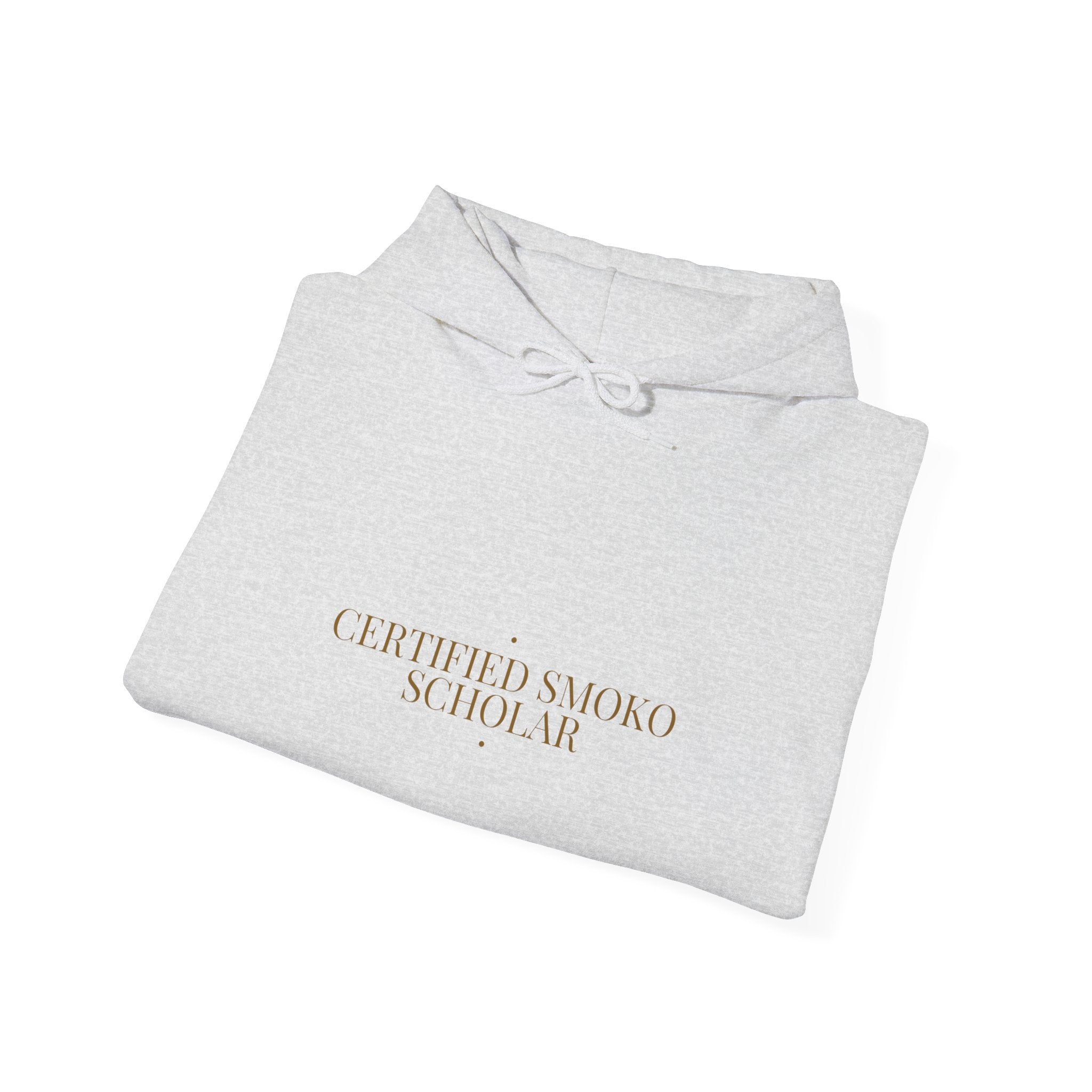 Certified Smoko Scholar - Trendy Teez Funny Hoodie mockup