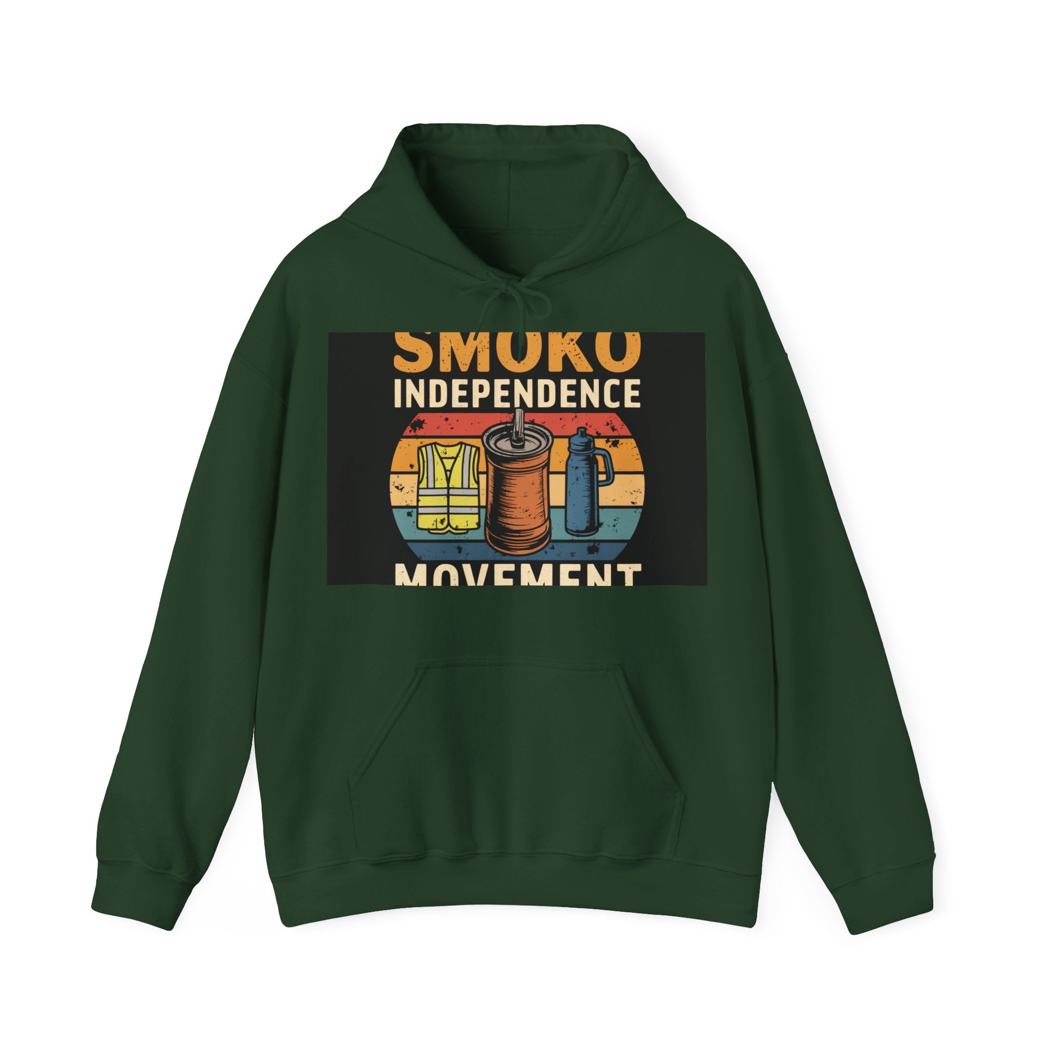 Smoko Independence Movement - Trendy Teez Funny Hoodie mockup