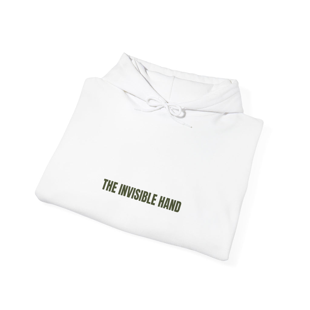 The Invisible Hand - Trendy Teez Funny Hoodie mockup