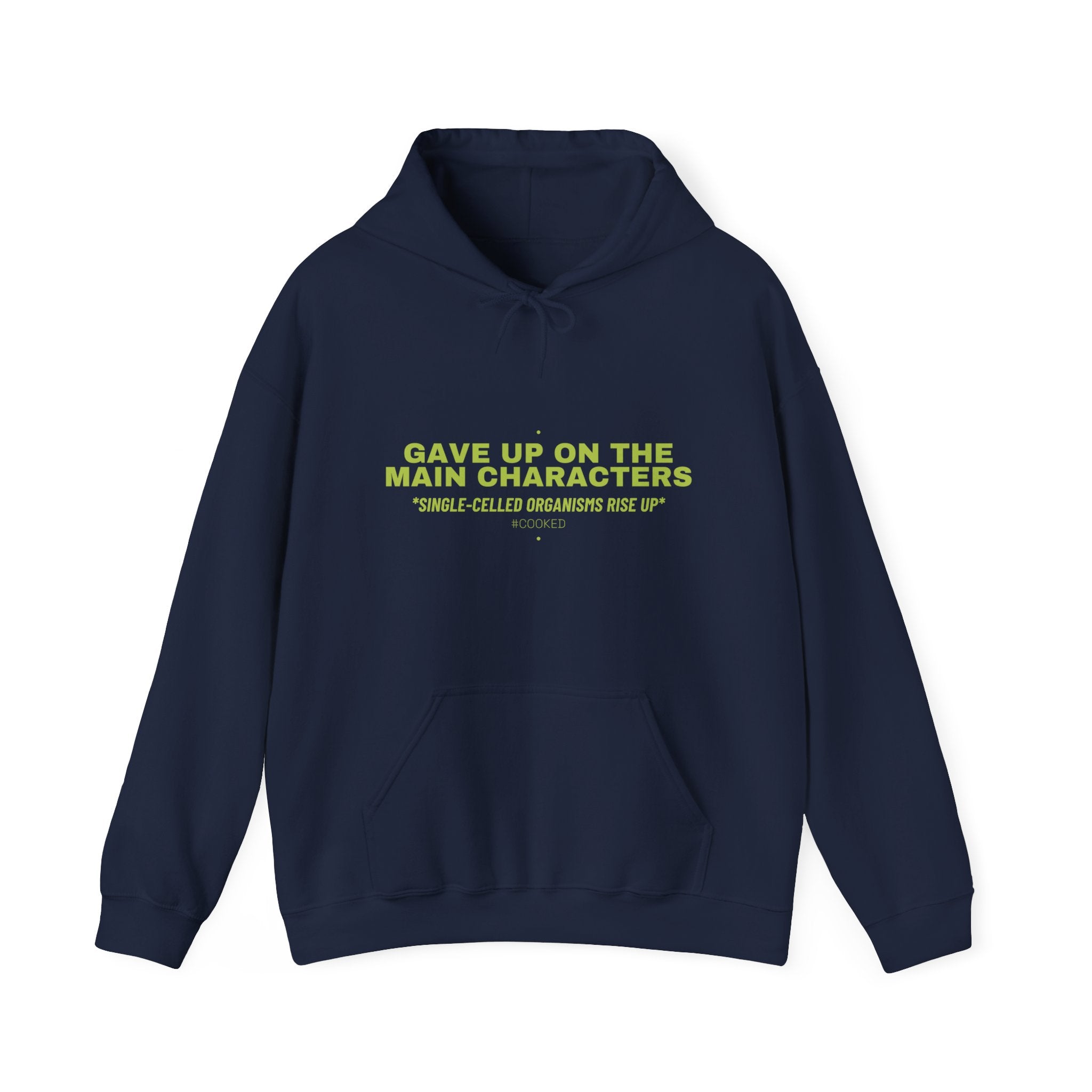 Gave Up On The Main Characters - Trendy Teez Funny Hoodie mockup