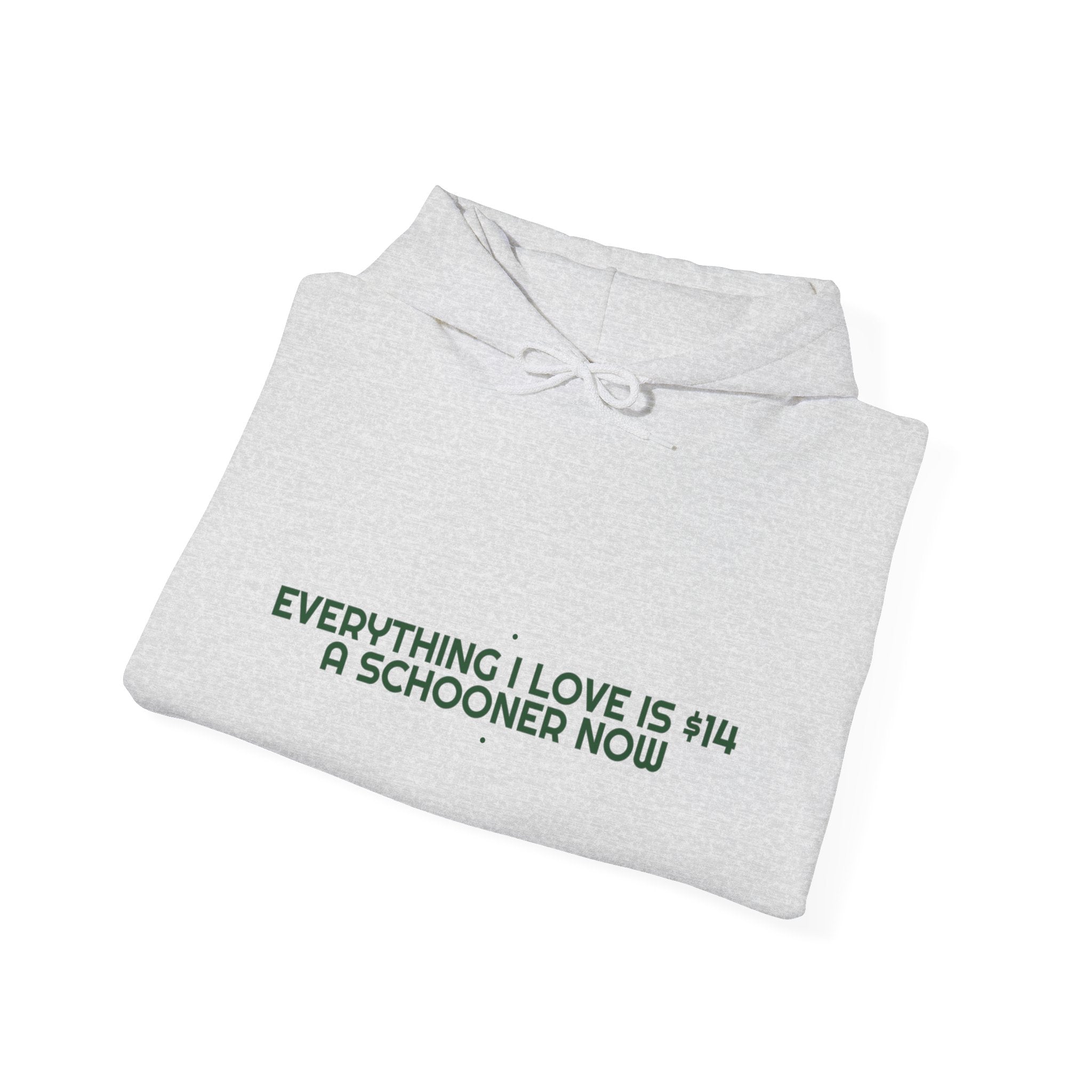 Everything I Love Is $14 A Schooner Now - Trendy Teez Funny Hoodie mockup