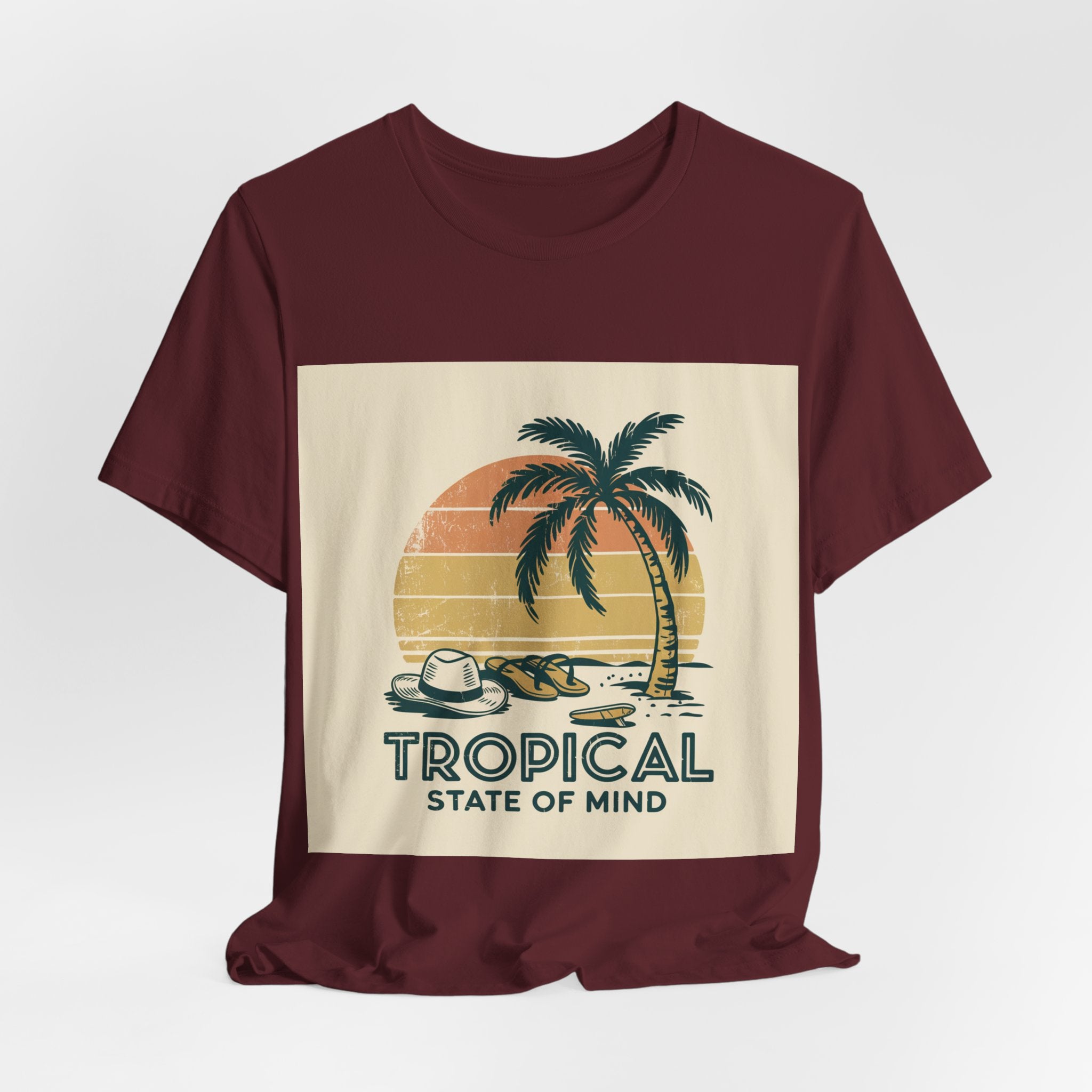 Tropical State Of Mind - Trendy Teez Funny Tee mockup