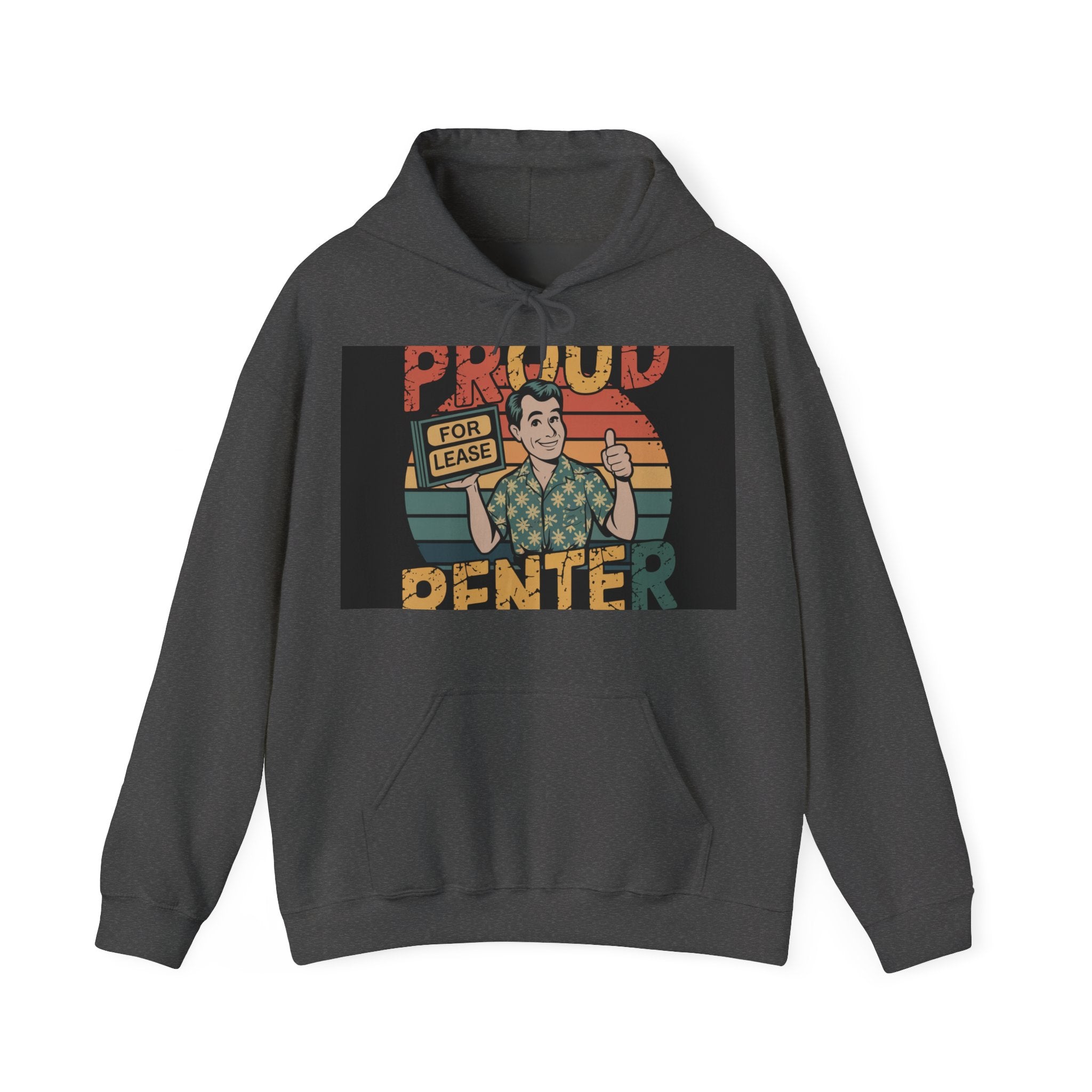Proud Renter - Trendy Teez Funny Hoodie mockup