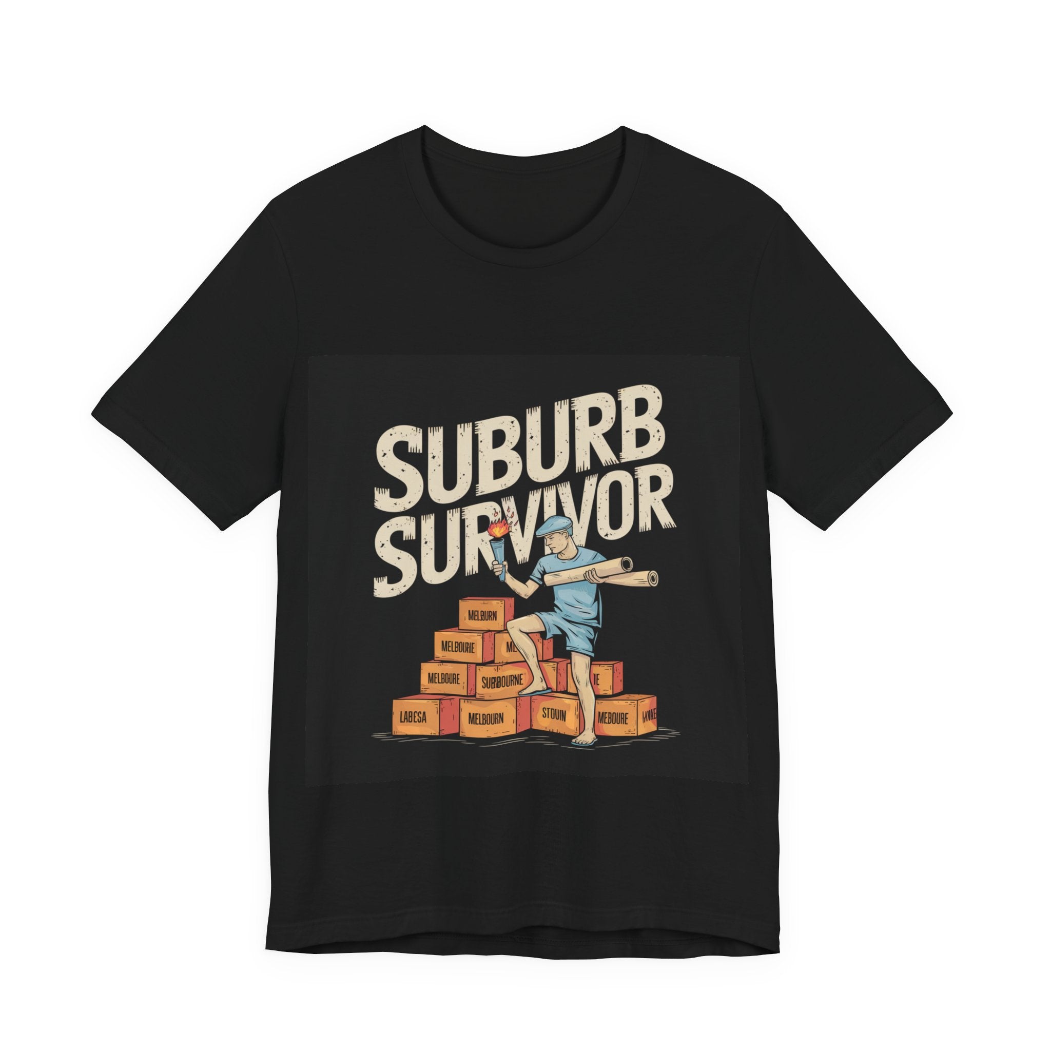Suburb Survivor - Trendy Teez Funny Tee mockup