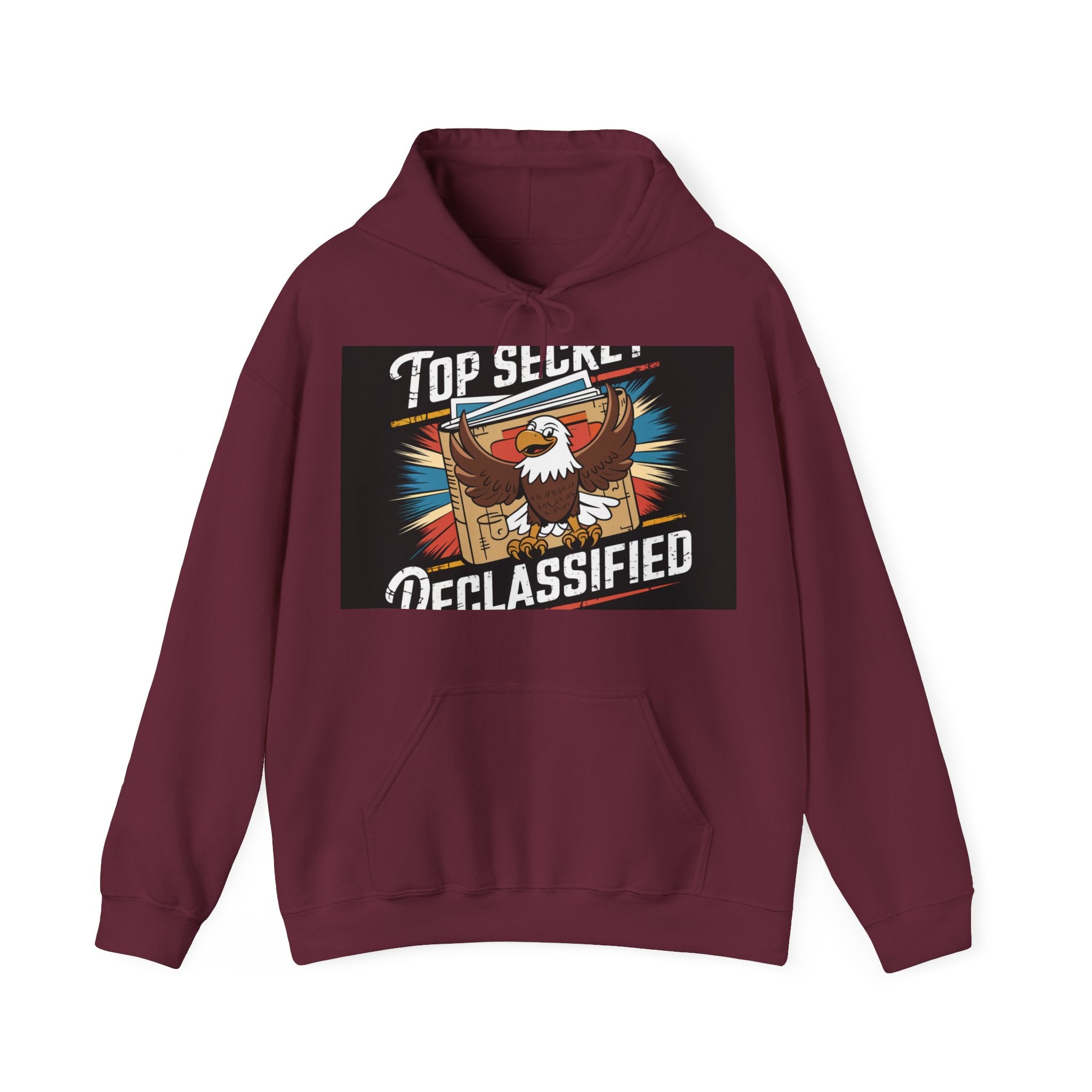 Declassified - Trendy Teez Funny Hoodie mockup