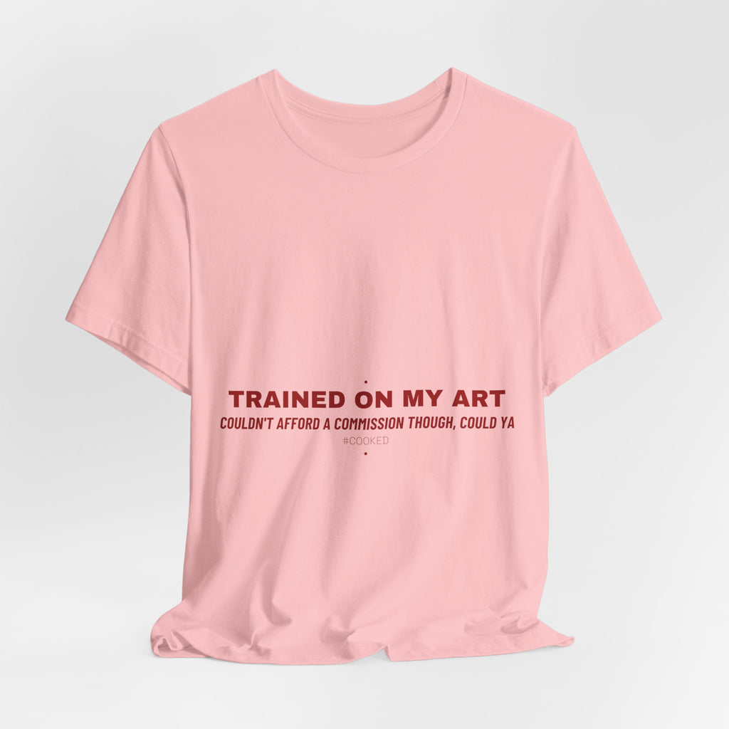 Trained On My Art - Trendy Teez Funny Tee mockup