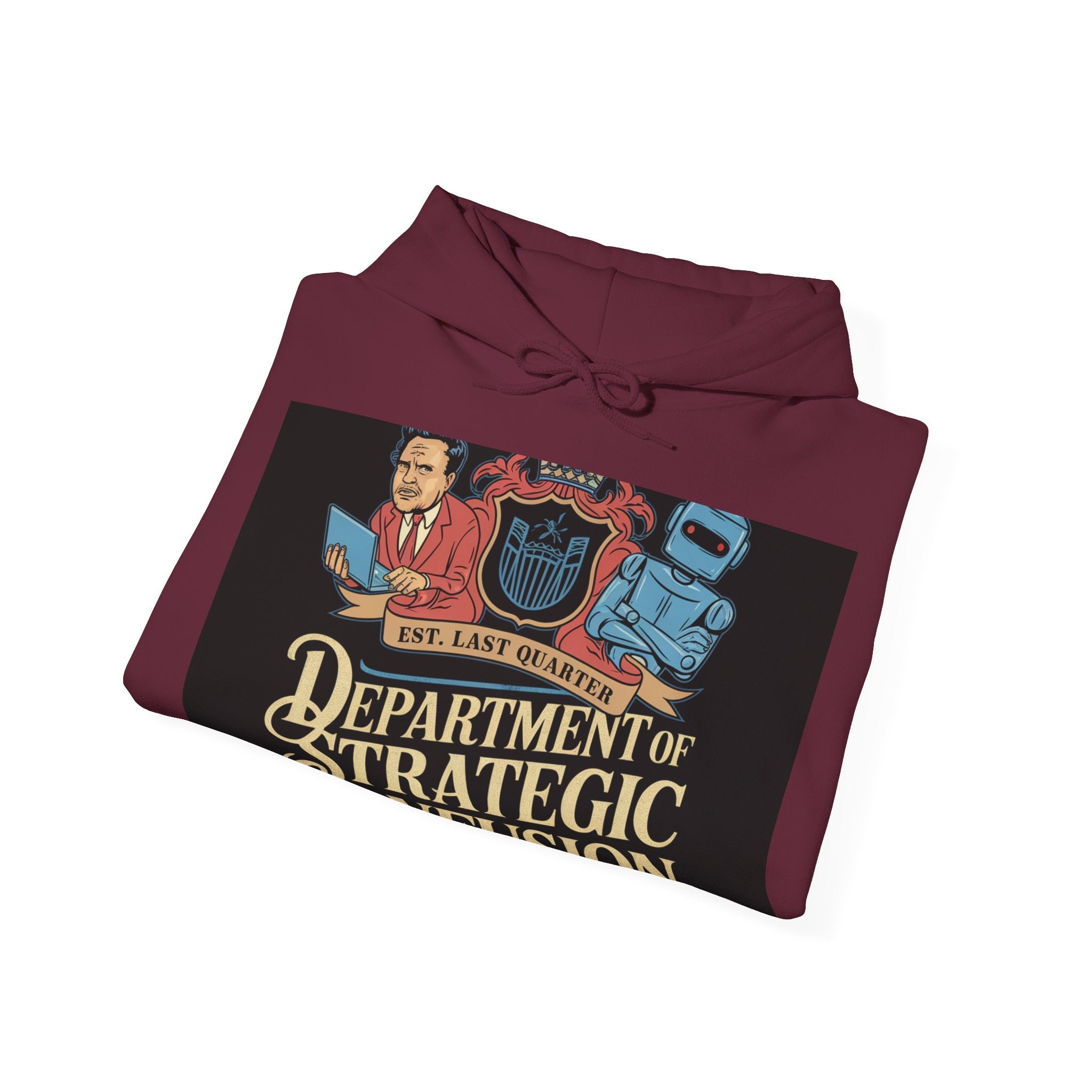 Department Of Strategic Confusion - Trendy Teez Funny Hoodie mockup