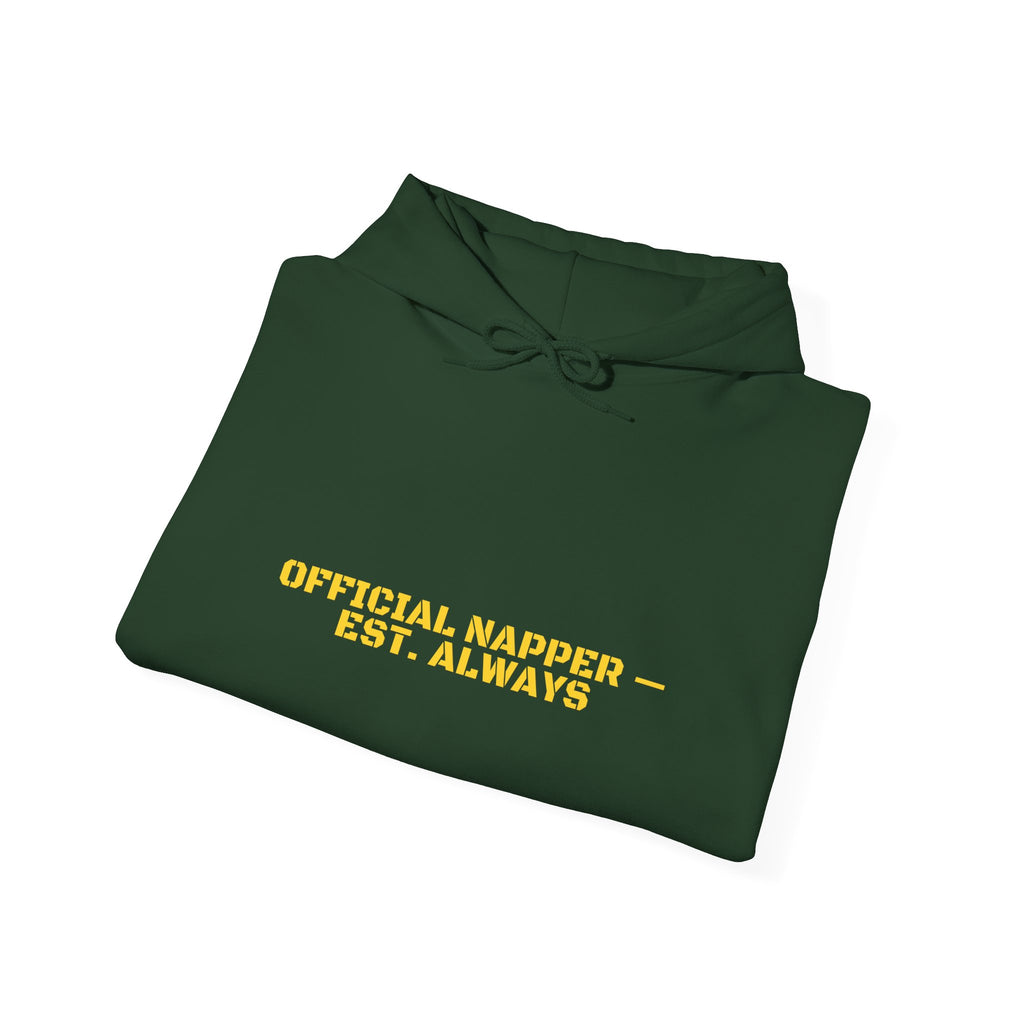 Official Napper - Trendy Teez Funny Hoodie mockup
