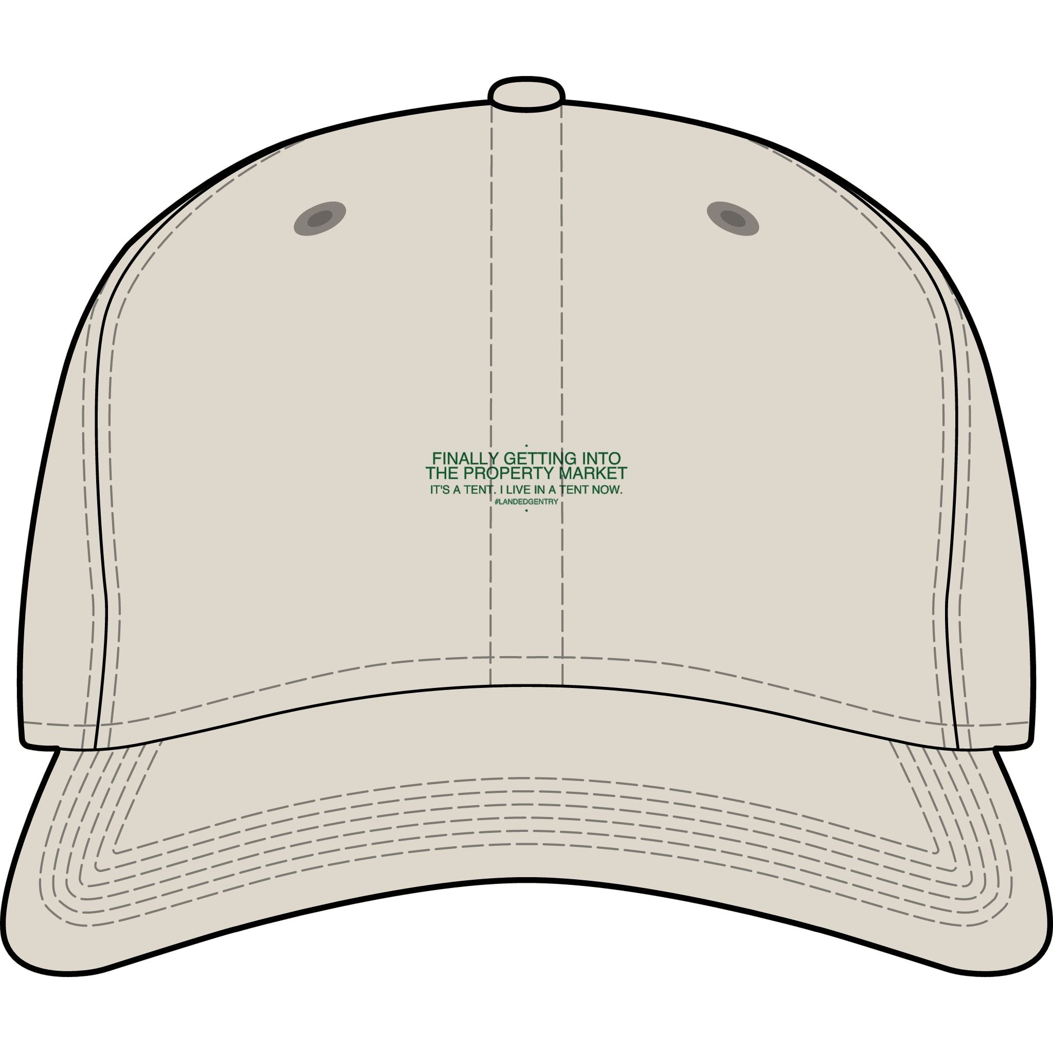 Finally Getting Into The Property Market - Trendy Teez Funny Cap mockup