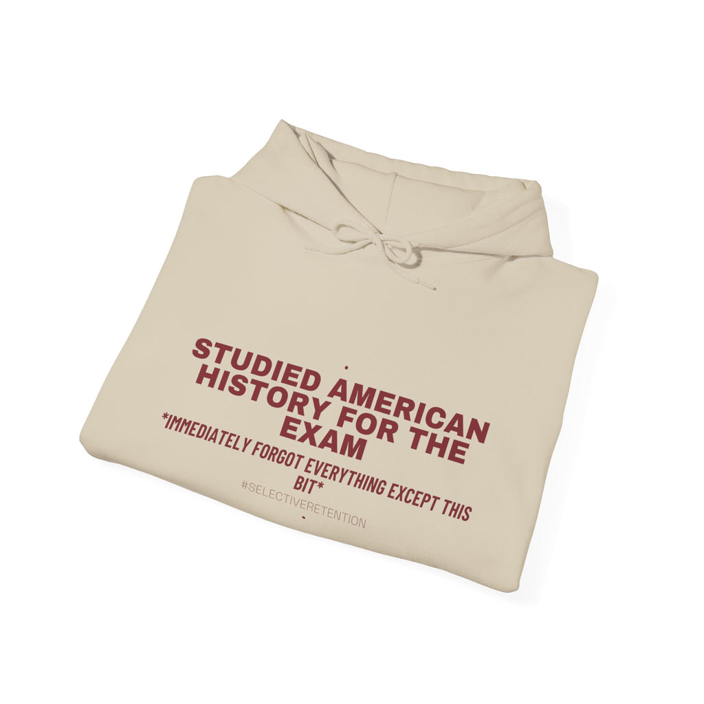 Studied American History For The Exam - Trendy Teez Funny Hoodie mockup