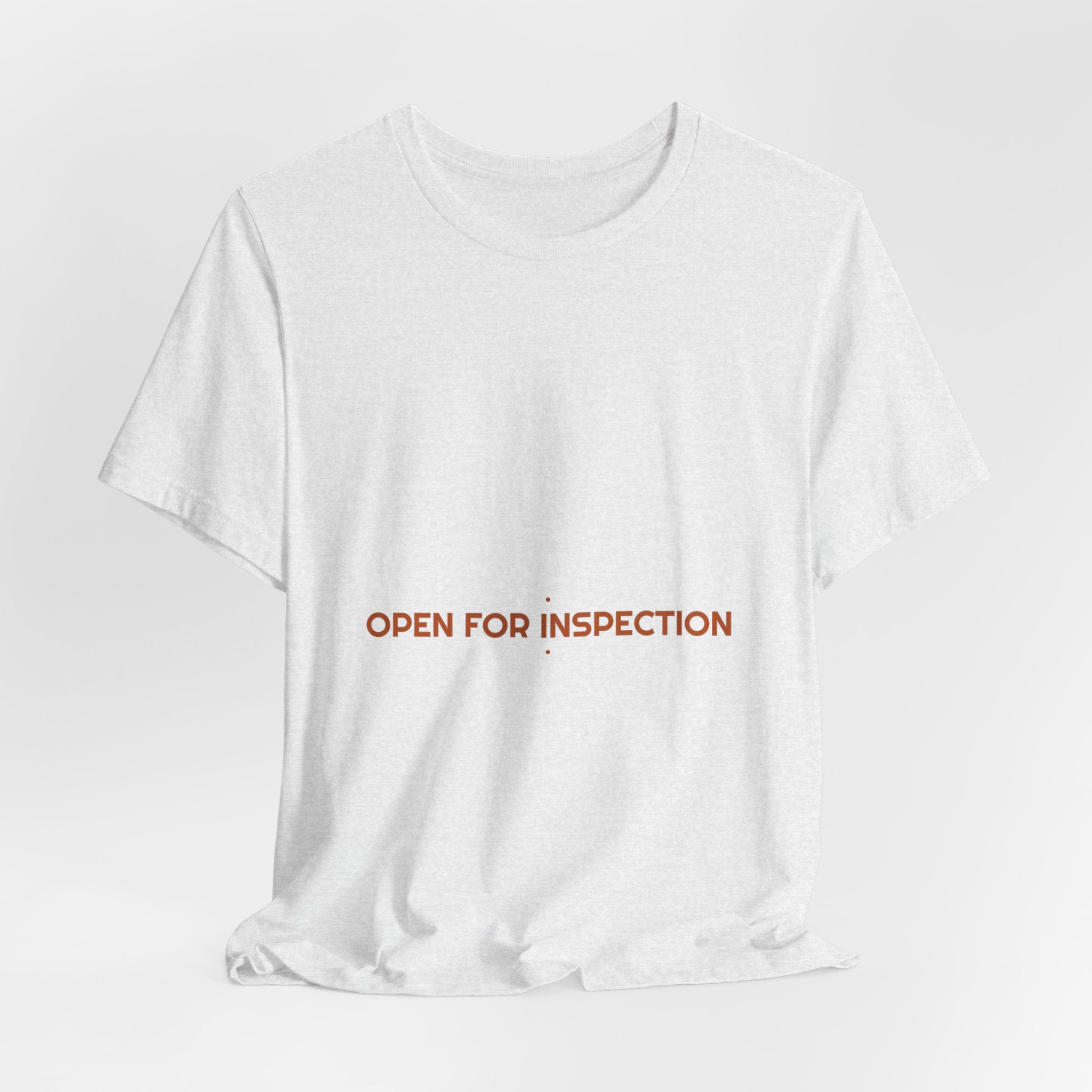Open For Inspection - Trendy Teez Funny Tee mockup