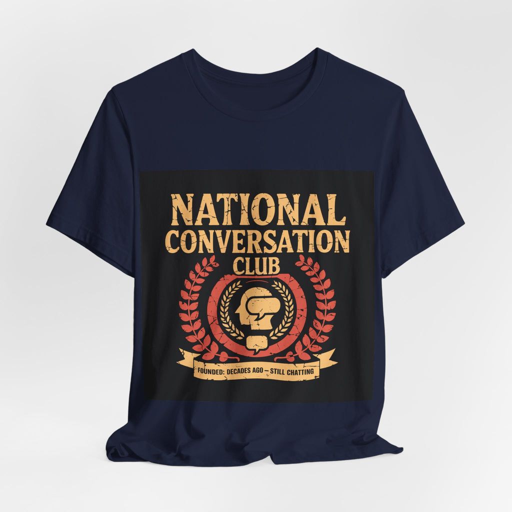 National Conversation Club - Trendy Teez Funny Tee mockup