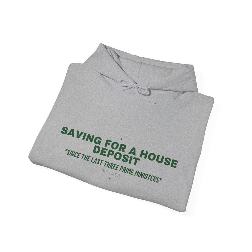 Saving For A House Deposit - Trendy Teez Funny Hoodie mockup