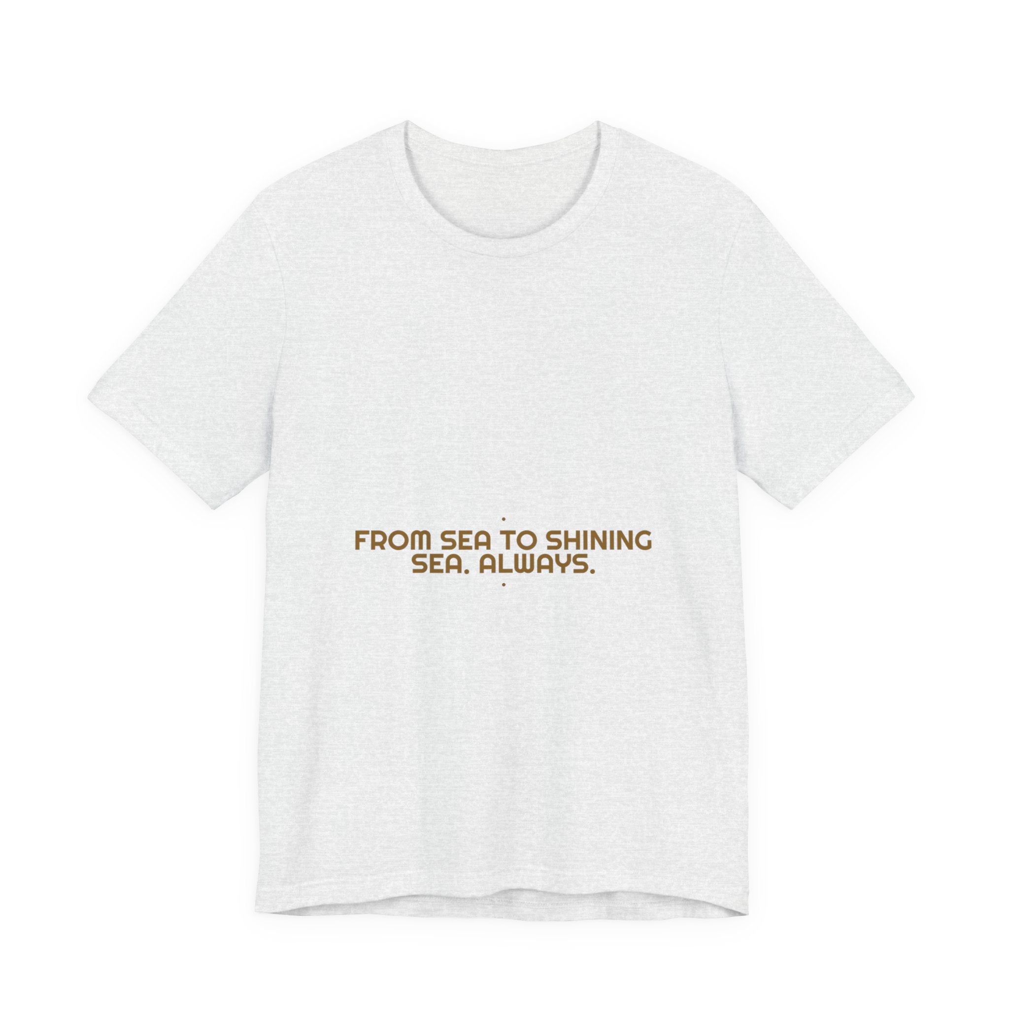 From Sea To Shining Sea. Always. - Trendy Teez Funny Tee mockup