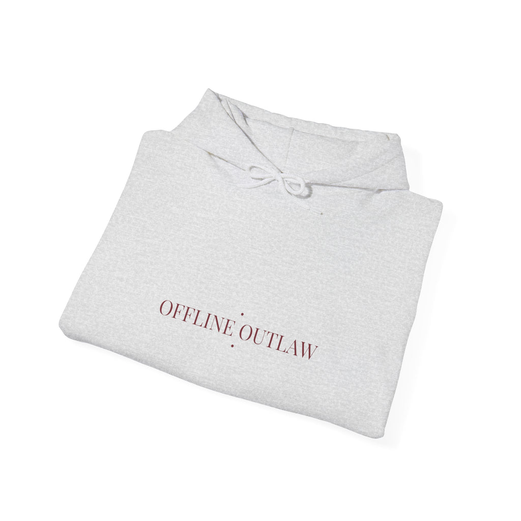 Offline Outlaw - Trendy Teez Funny Hoodie mockup
