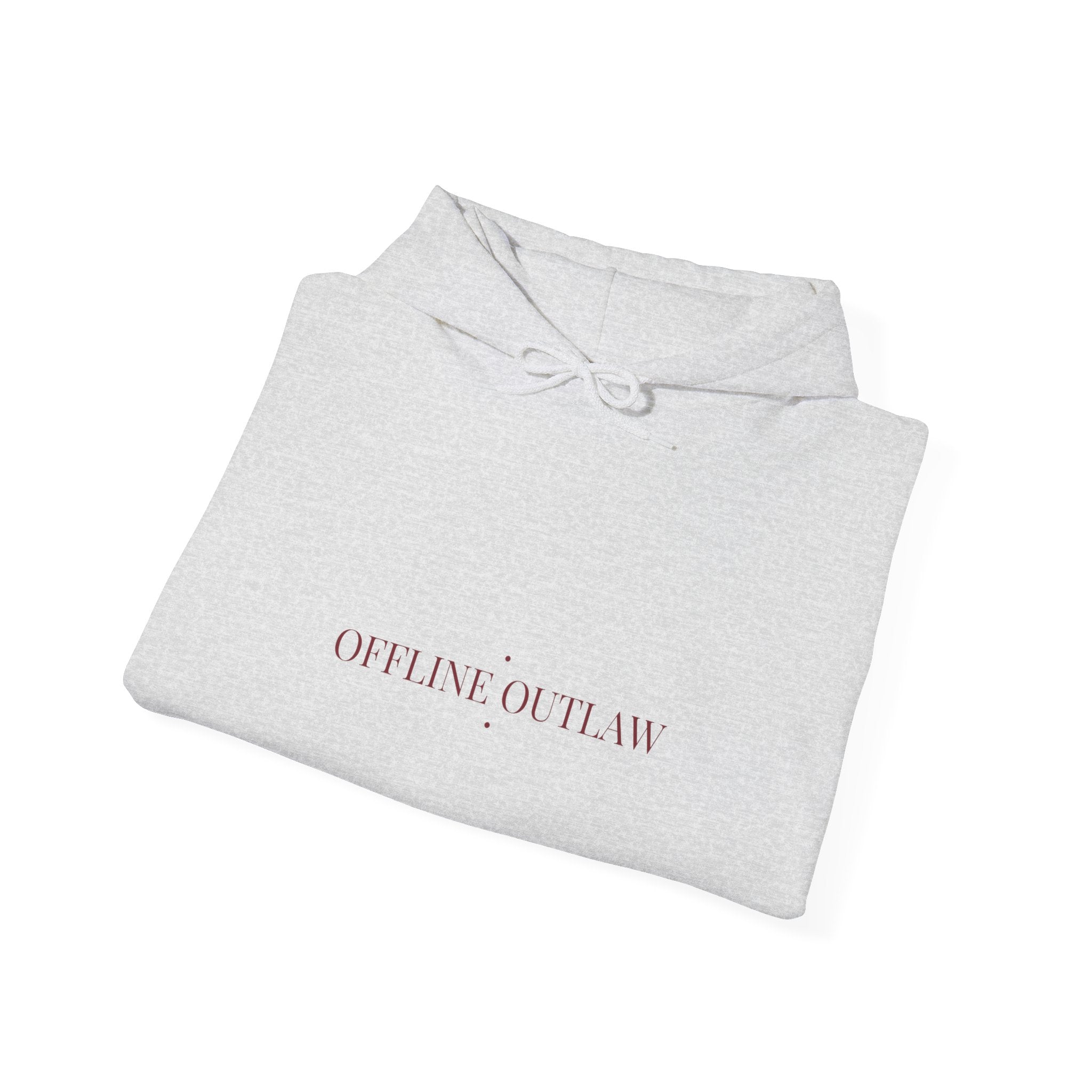 Offline Outlaw - Trendy Teez Funny Hoodie mockup