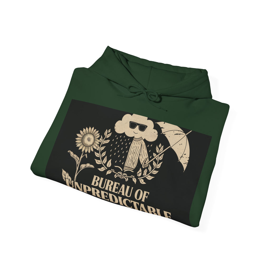 Bureau Of Unpredictable Suffering - Trendy Teez Funny Hoodie mockup