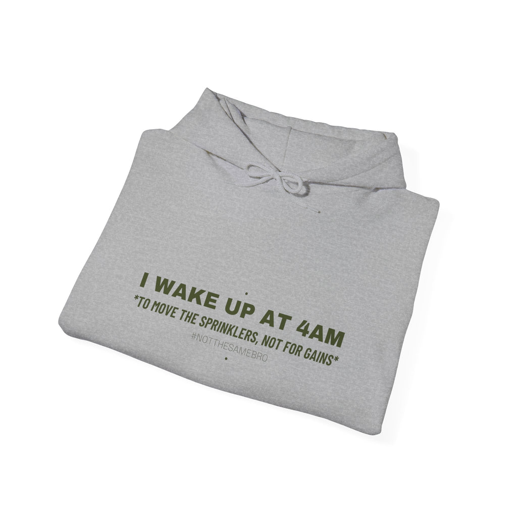 I Wake Up At 4Am - Trendy Teez Funny Hoodie mockup