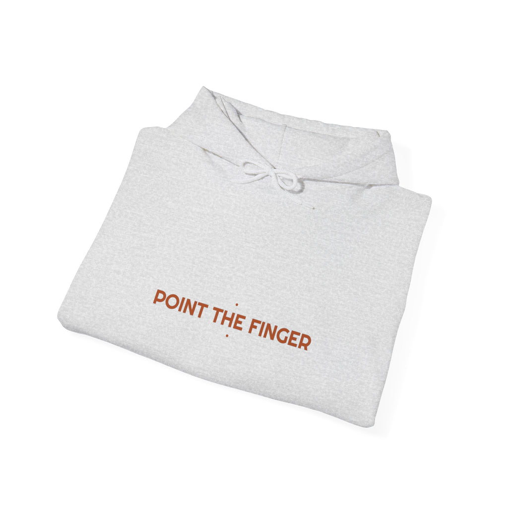 Point The Finger - Trendy Teez Funny Hoodie mockup