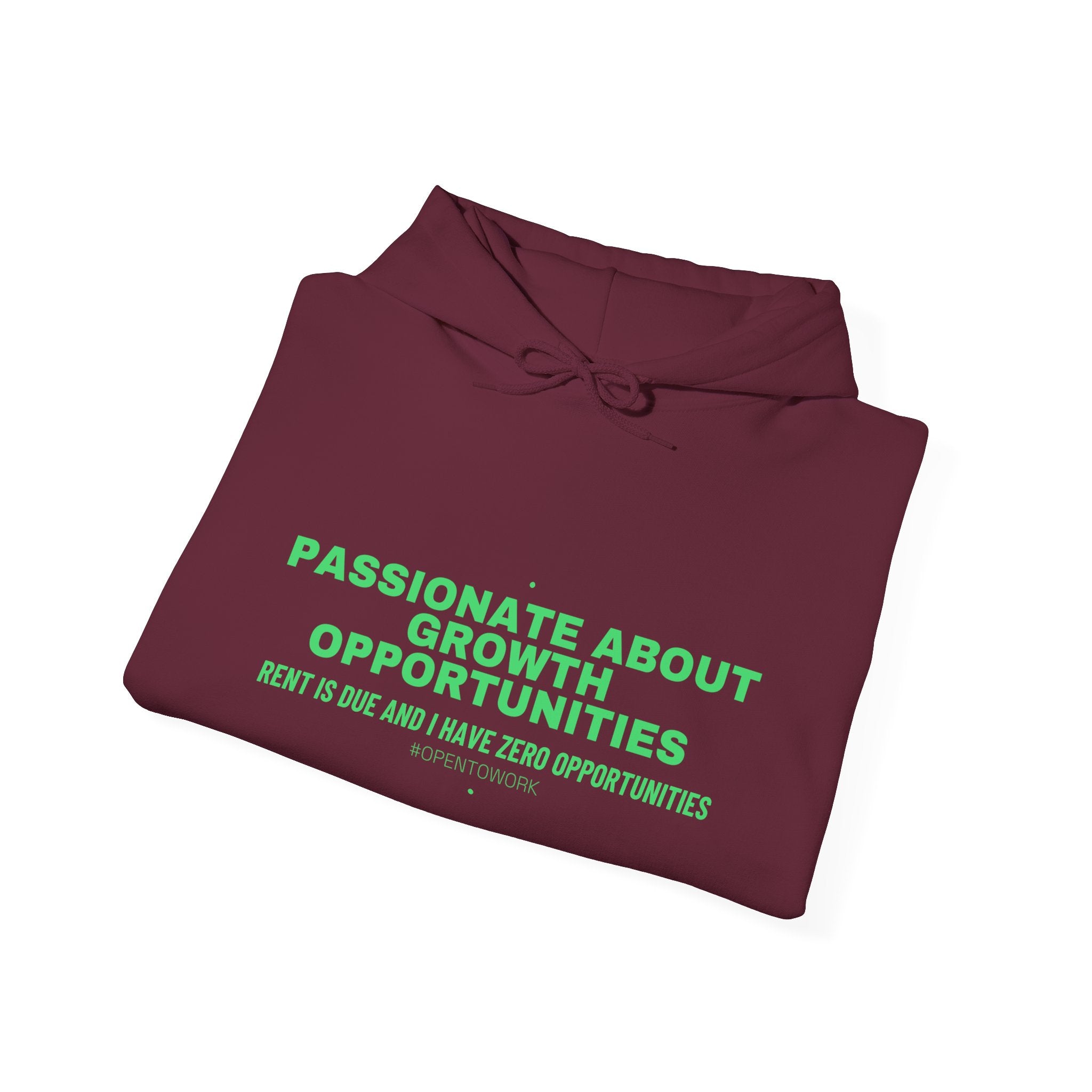 Passionate About Growth Opportunities - Trendy Teez Funny Hoodie mockup