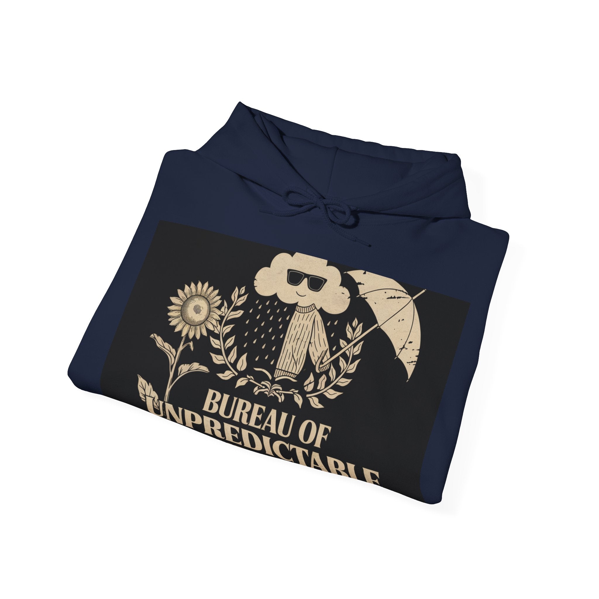 Bureau Of Unpredictable Suffering - Trendy Teez Funny Hoodie mockup