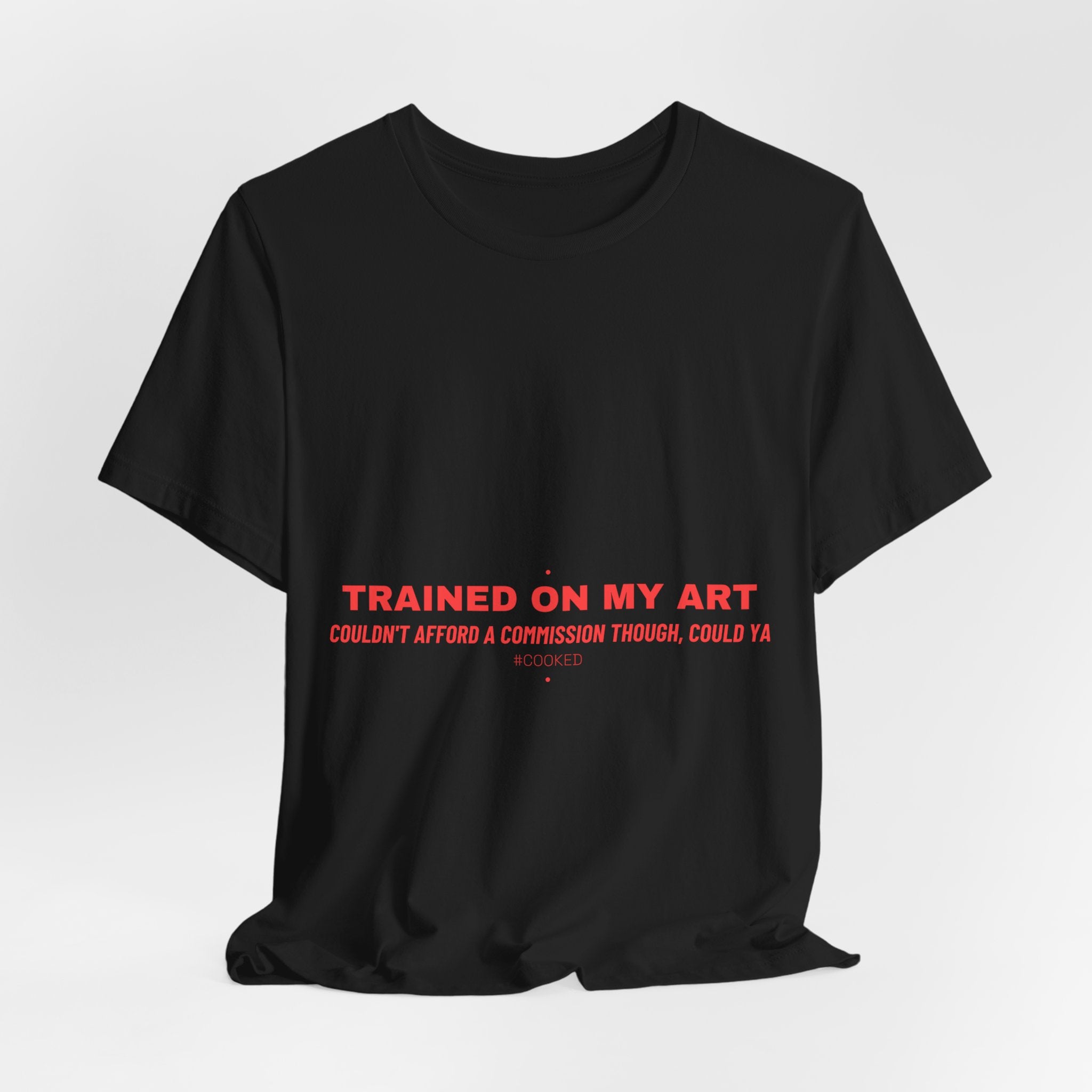 Trained On My Art - Trendy Teez Funny Tee mockup
