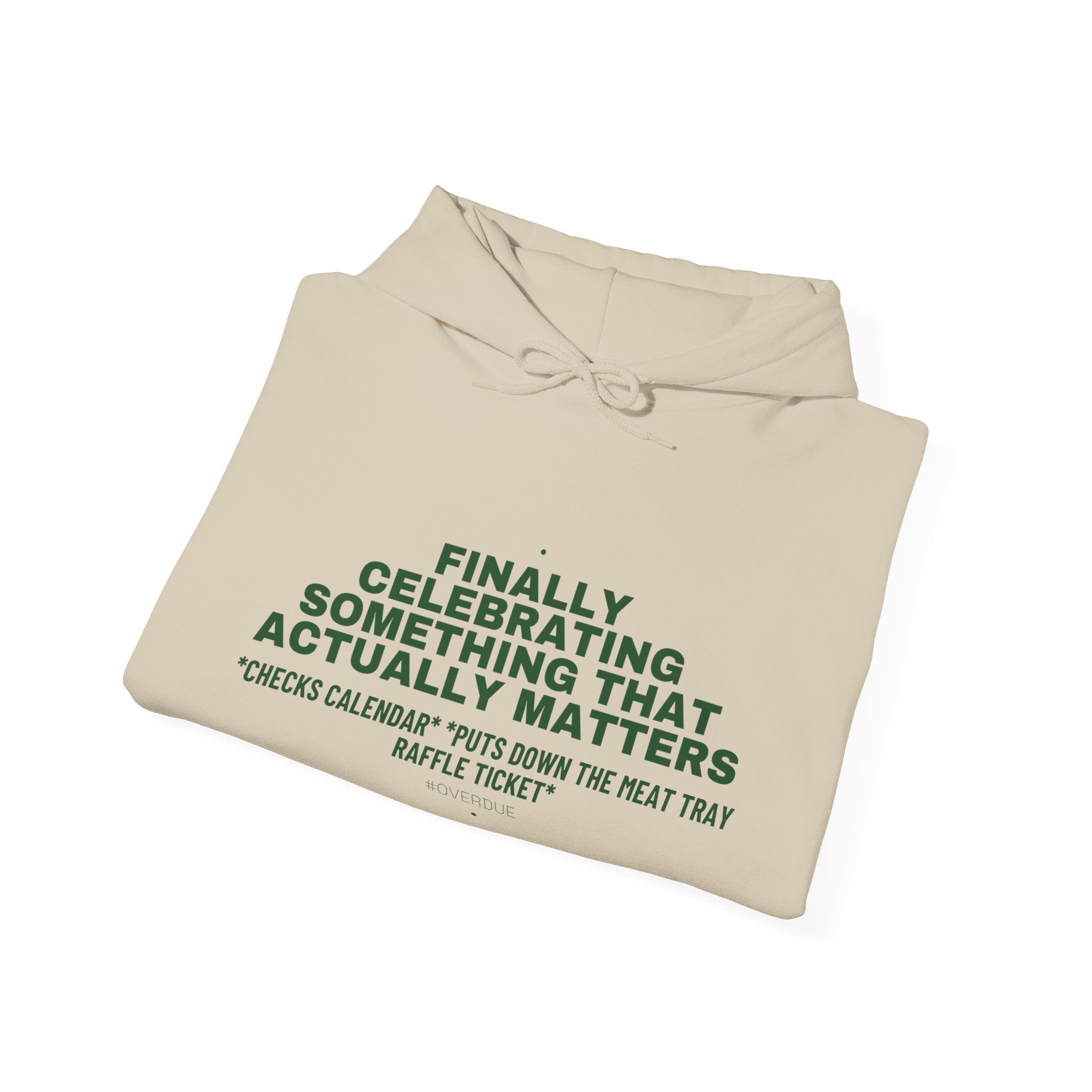 Finally Celebrating Something That Actually Mat... - Trendy Teez Funny Hoodie mockup