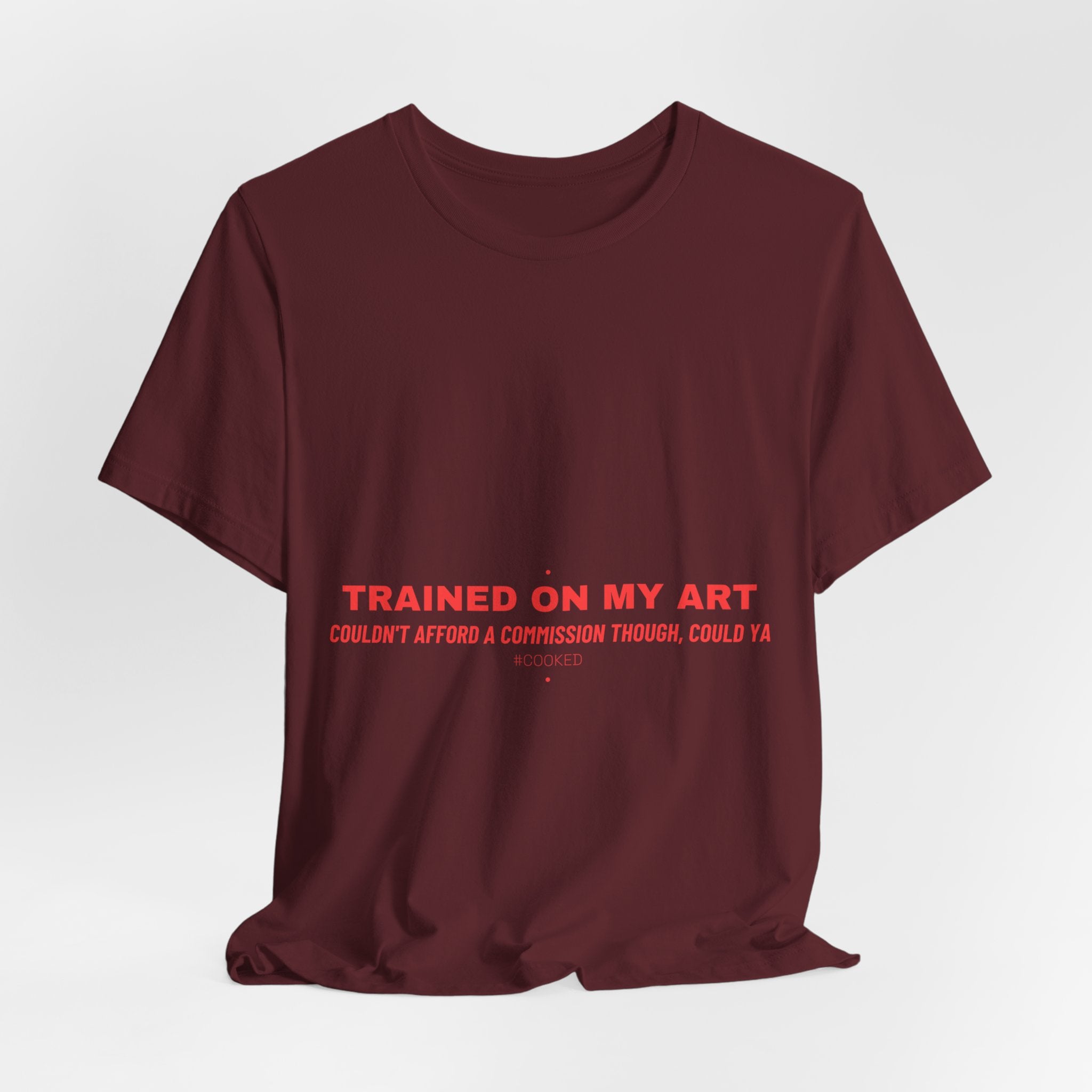 Trained On My Art - Trendy Teez Funny Tee mockup