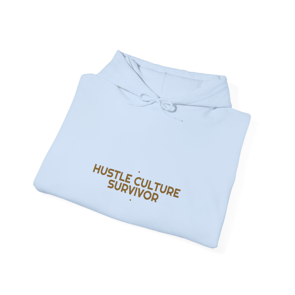 Hustle Culture Survivor - Trendy Teez Funny Hoodie mockup