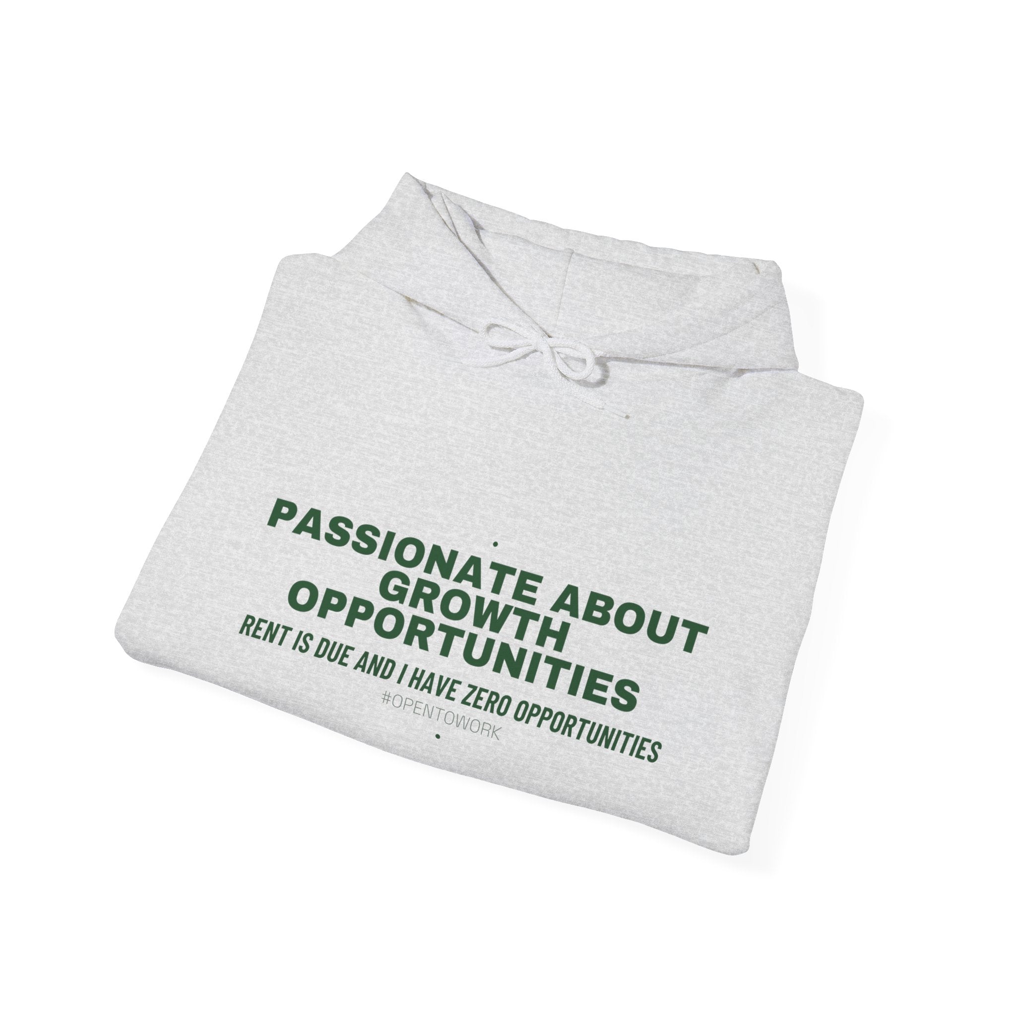 Passionate About Growth Opportunities - Trendy Teez Funny Hoodie mockup