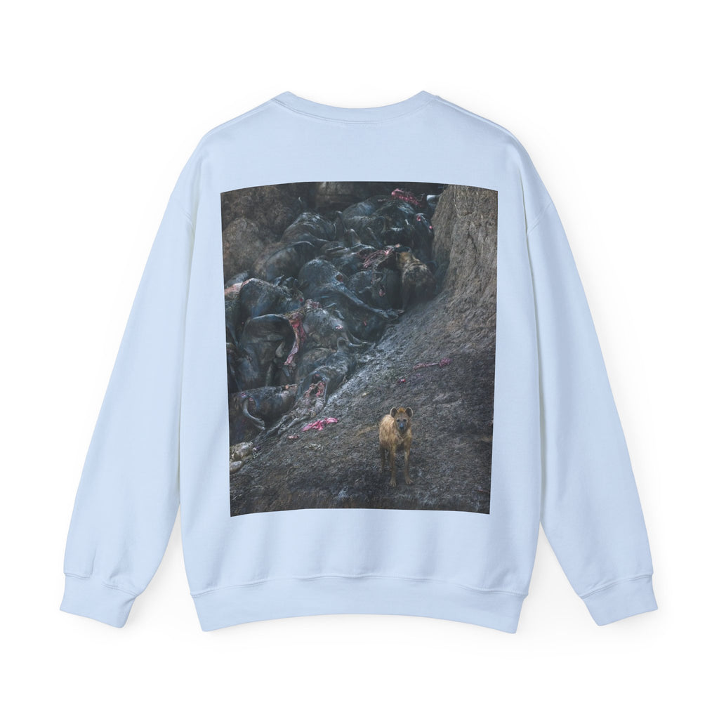 Feast / In The Surge To Cross The Mara River Th... — Hard Crewneck (Back Print)