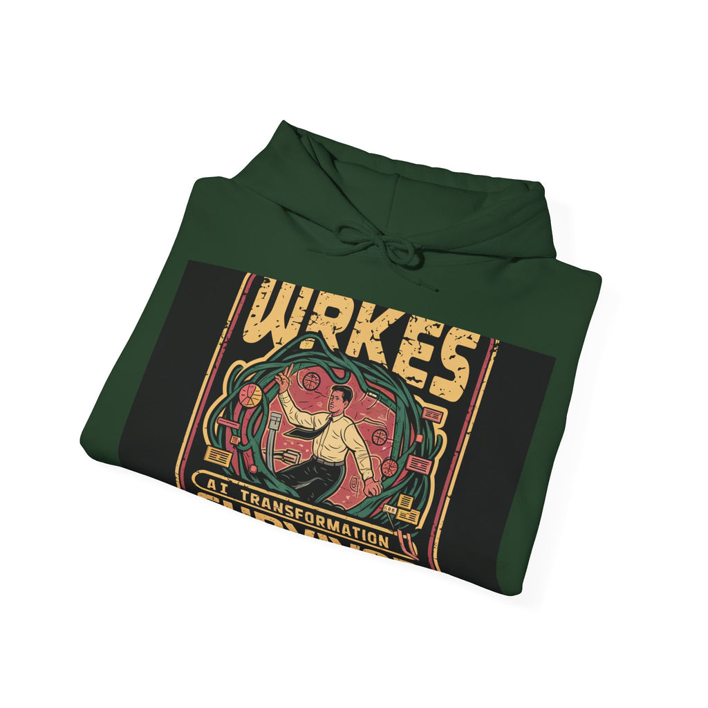 Ai Transformation Survivor - Trendy Teez Funny Hoodie mockup