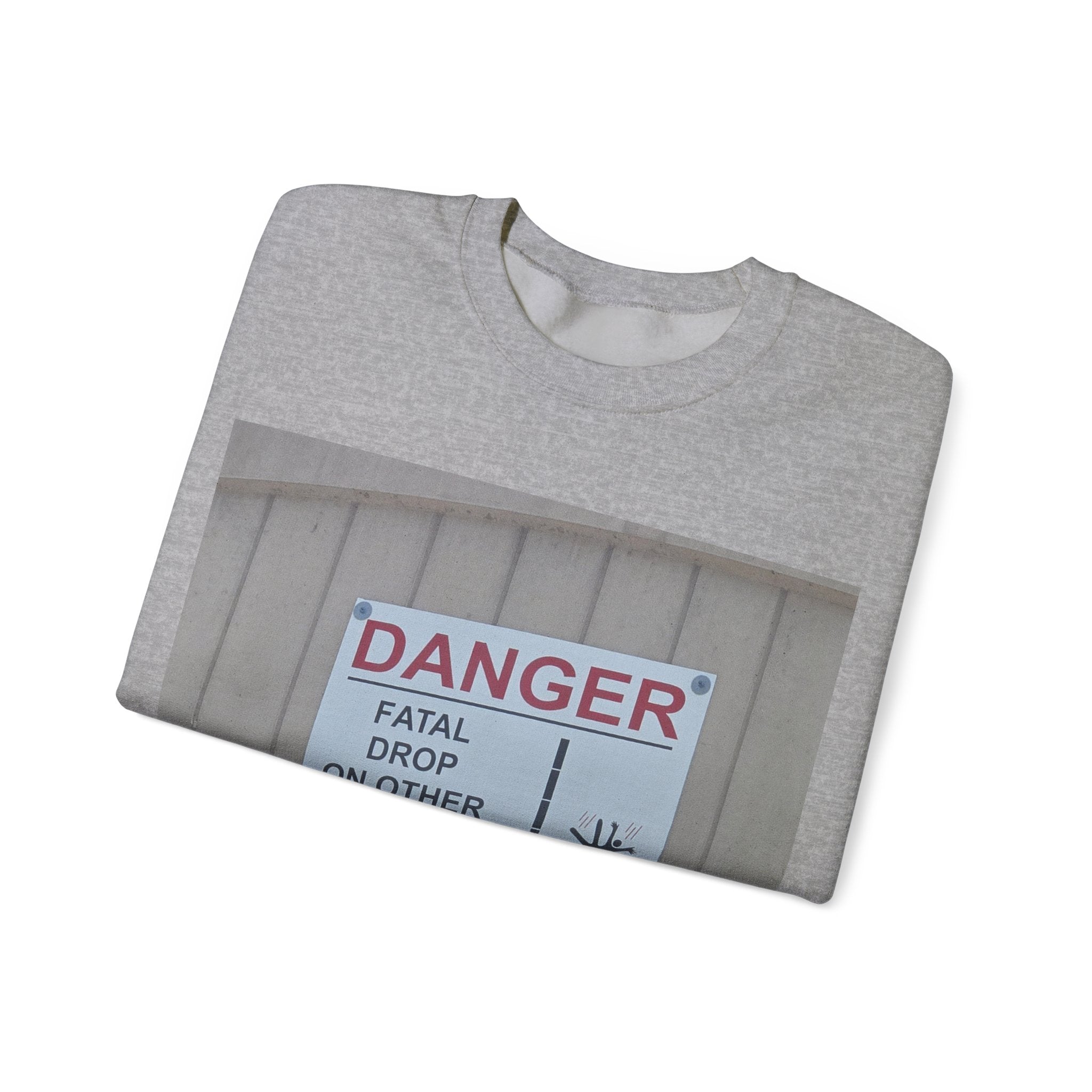 A Sign In A Plaza Near My House. This Wall Back... — Hard Crewneck
